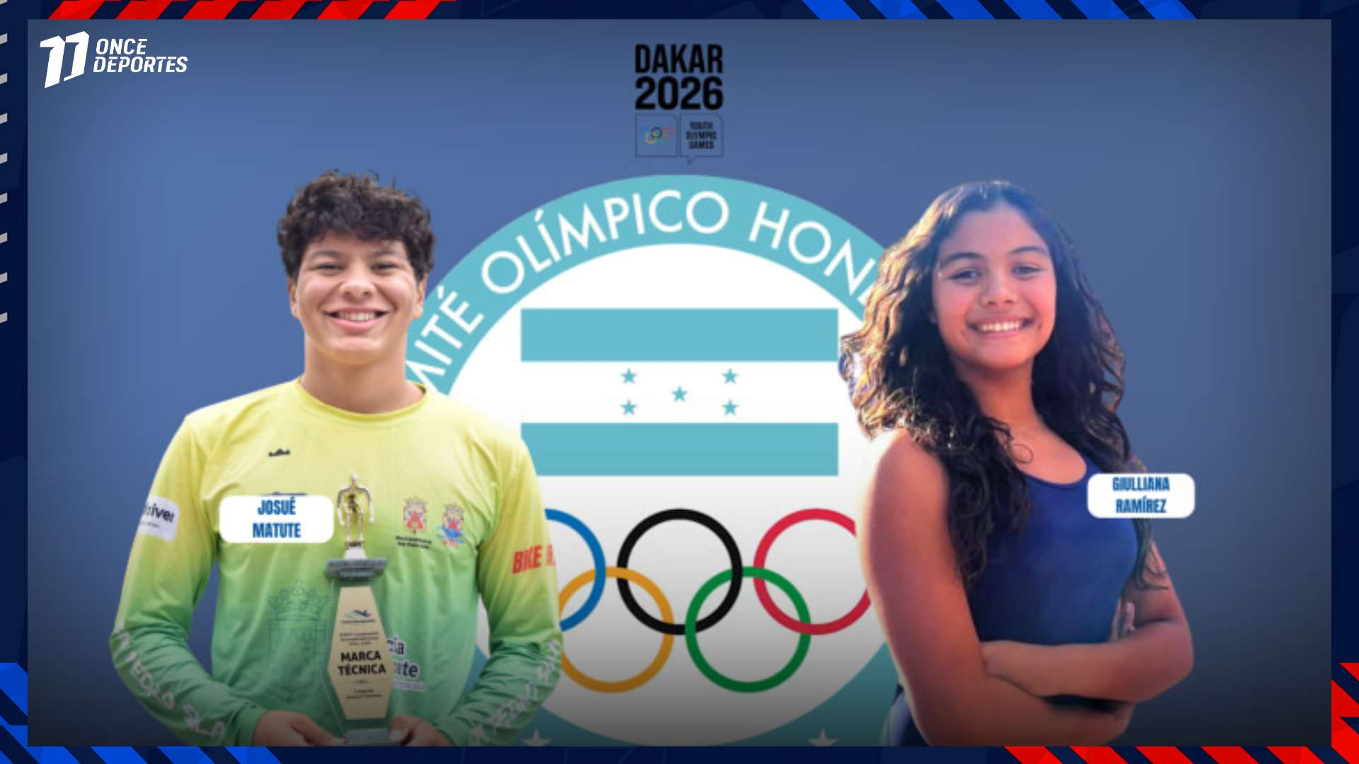 Natación Juegos Olímpicos de la Juventud Comité Olímpico Josué Matute Giulliana Ramírez