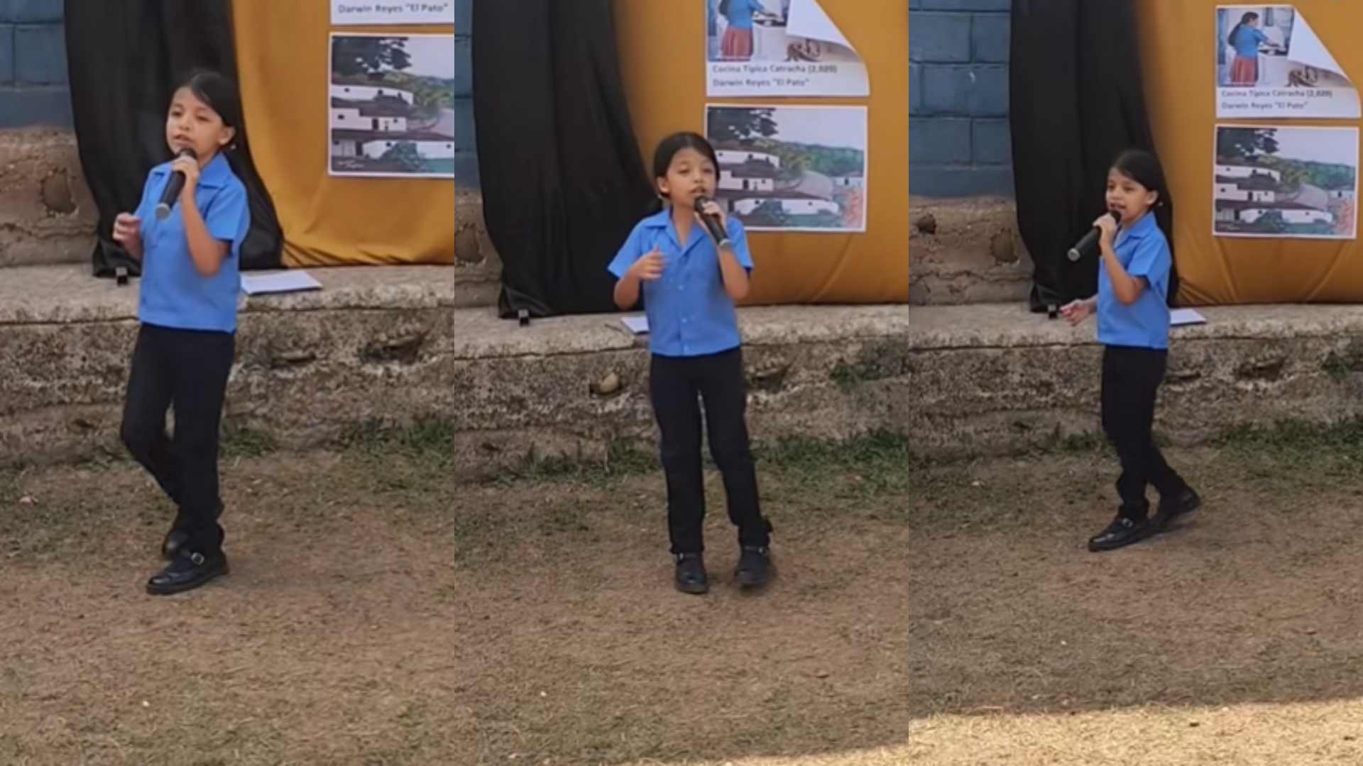 "¿Cuántos años tiene la directora?": Niña hondureña se vuelve viral en TikTok por su sorprendente oratoria