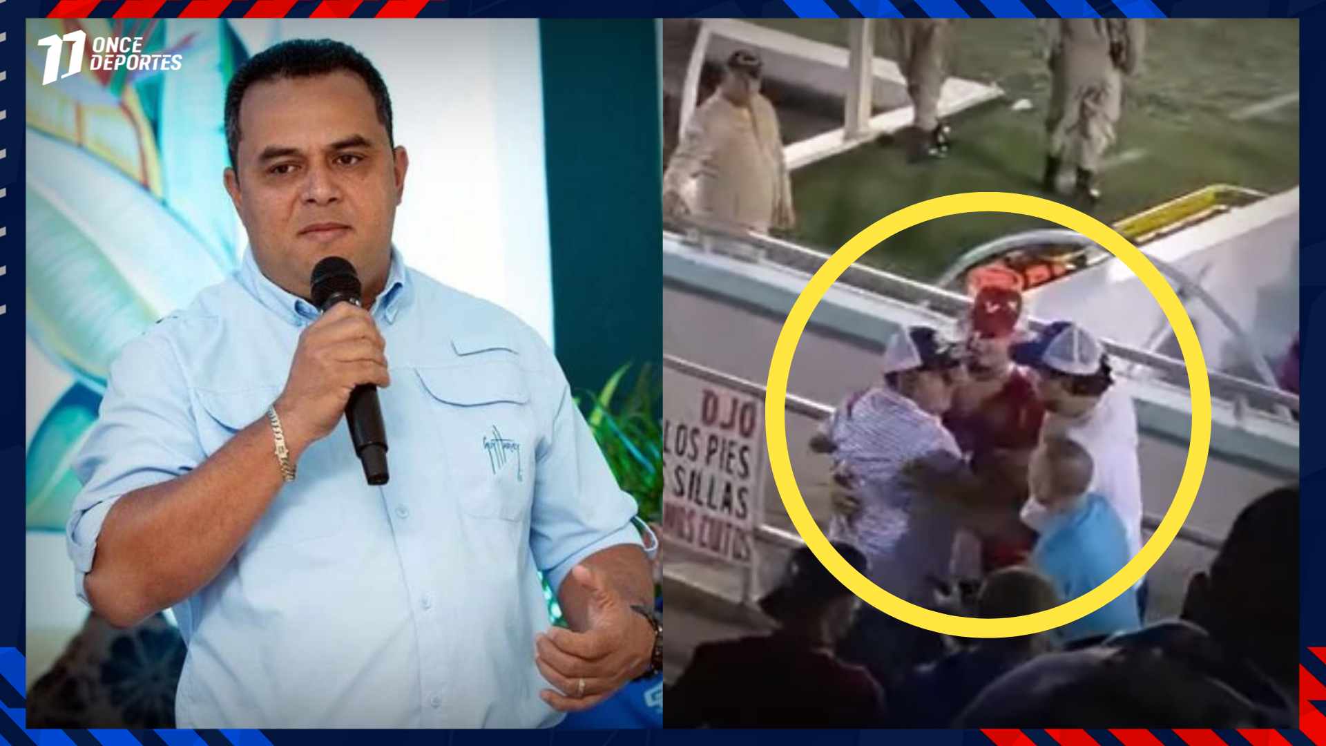 Presidente del Victoria Javier Cruz Honduras Liga Nacional Choloma golpes pelea