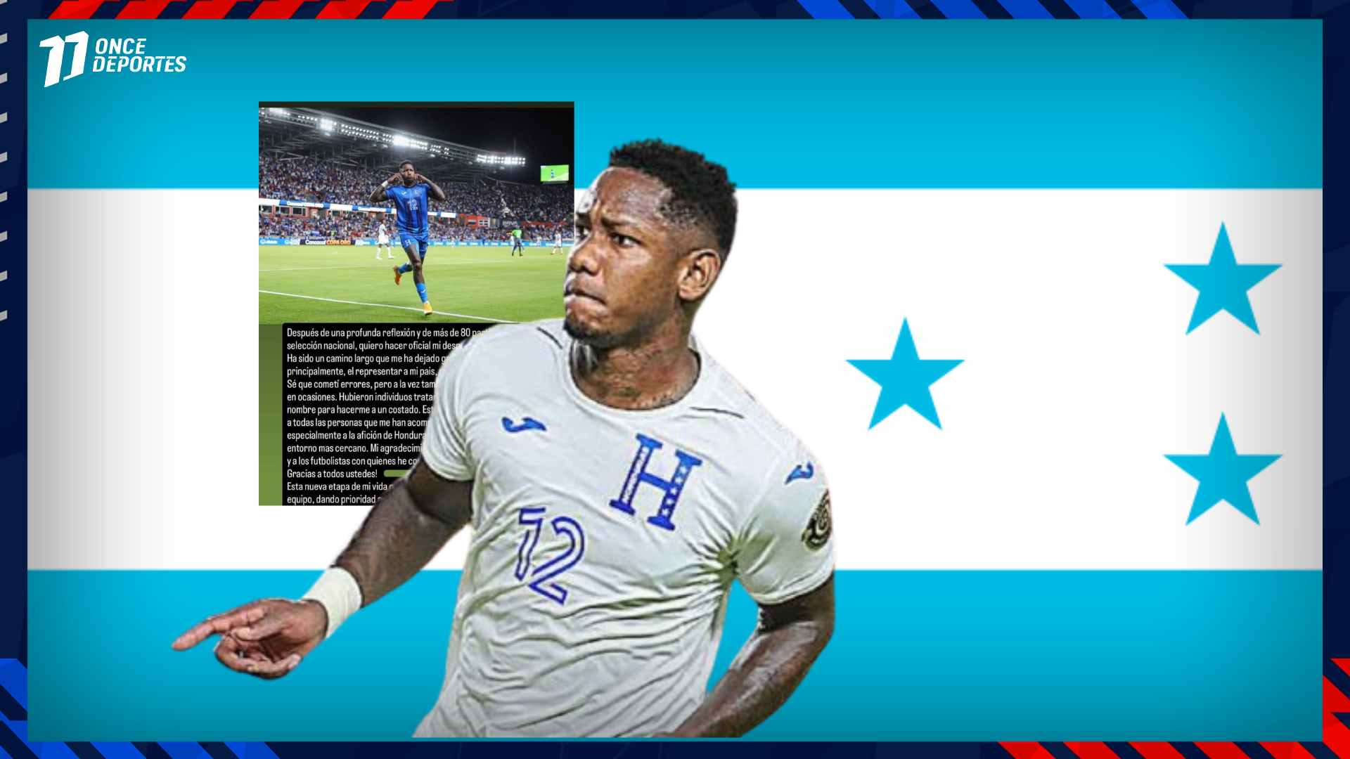 Romell Quioto Honduras retiro el romántico selección nacional