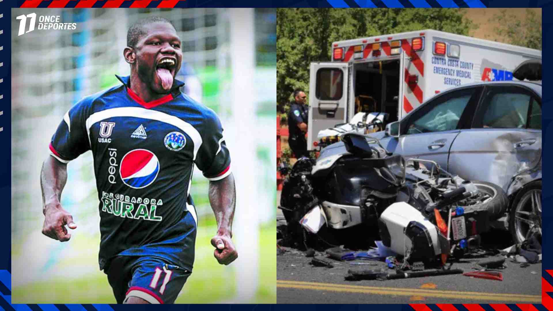 Tyson Núñez Honduras exfutbolista accidente leyenda carreteras lluvias Donaldo “Pana” González
