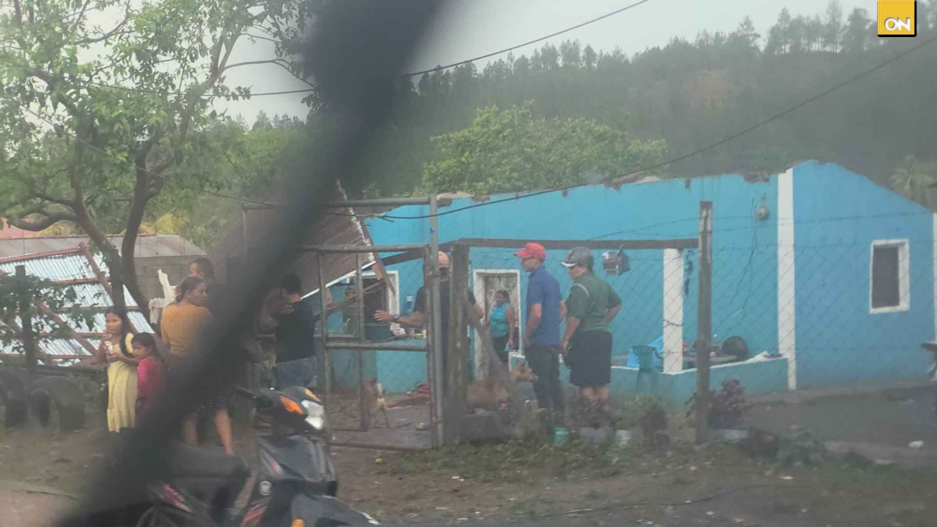 Vientos huracanados causan daños en la comunidad de El Salitre, El Rosario, Olancho