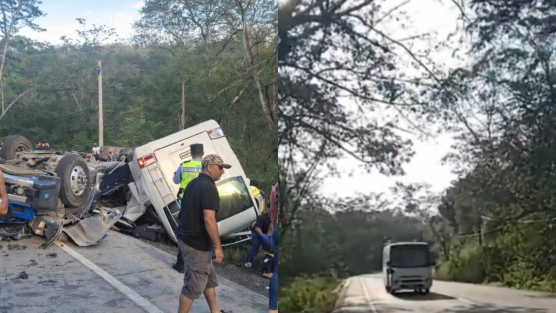 Video de “busito” momentos antes del accidente fatal en Quimistán