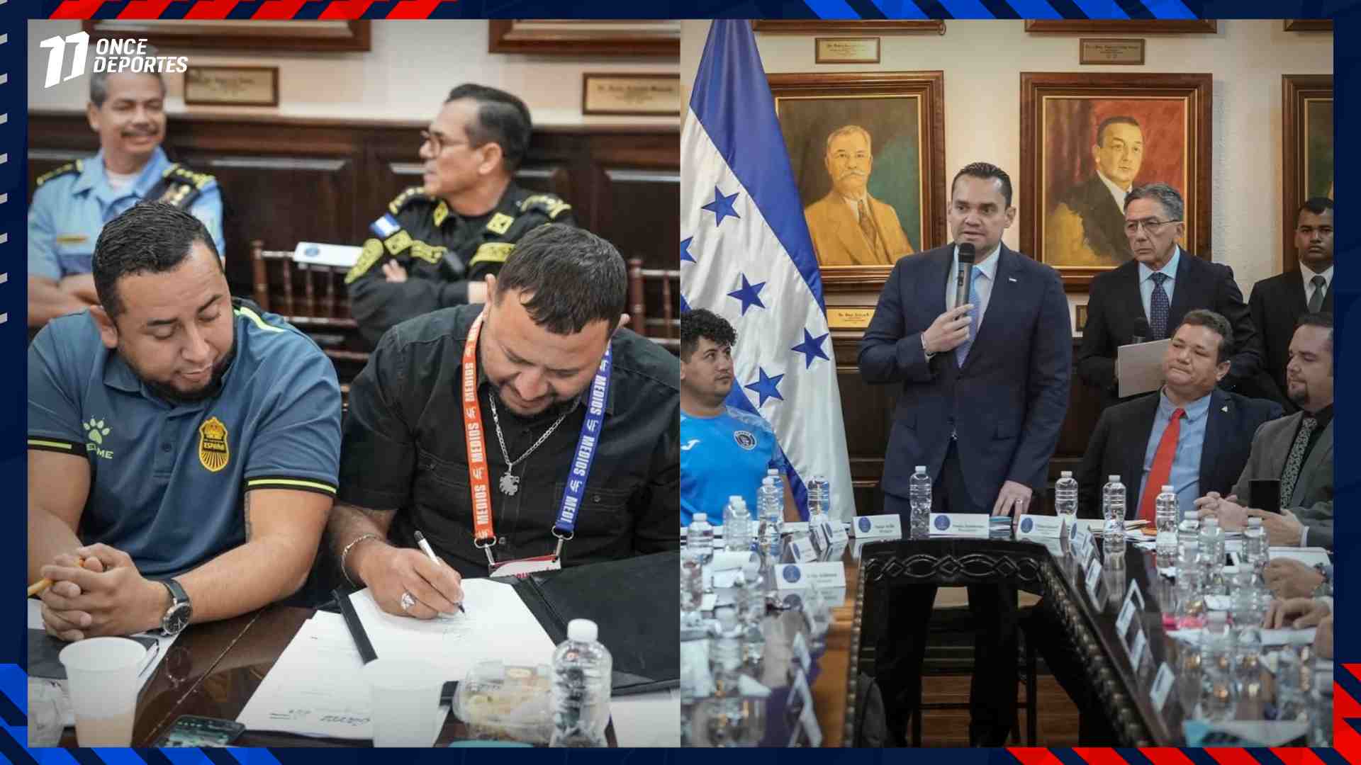 acuerdo de paz honduras barras Olimpia Motagua Real España Marathón