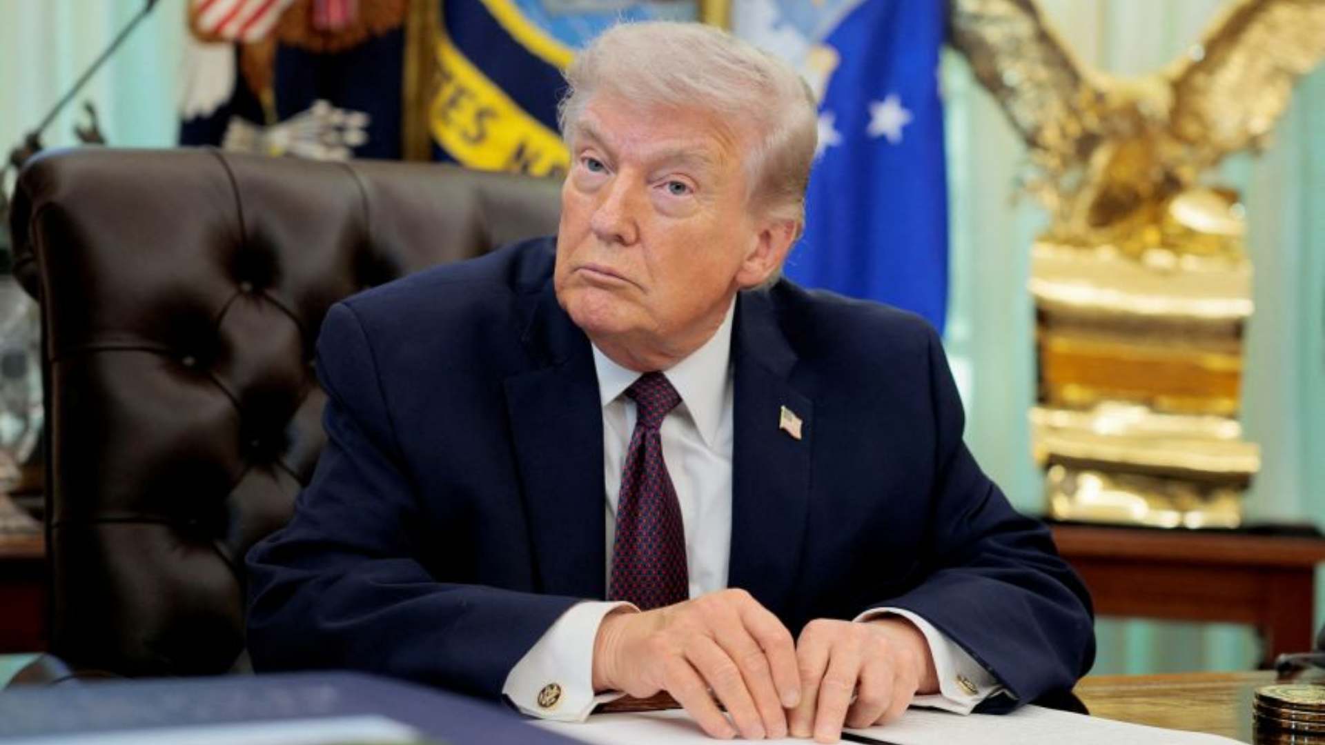Donald Trump dice que presidente iraní busca un alto al fuego