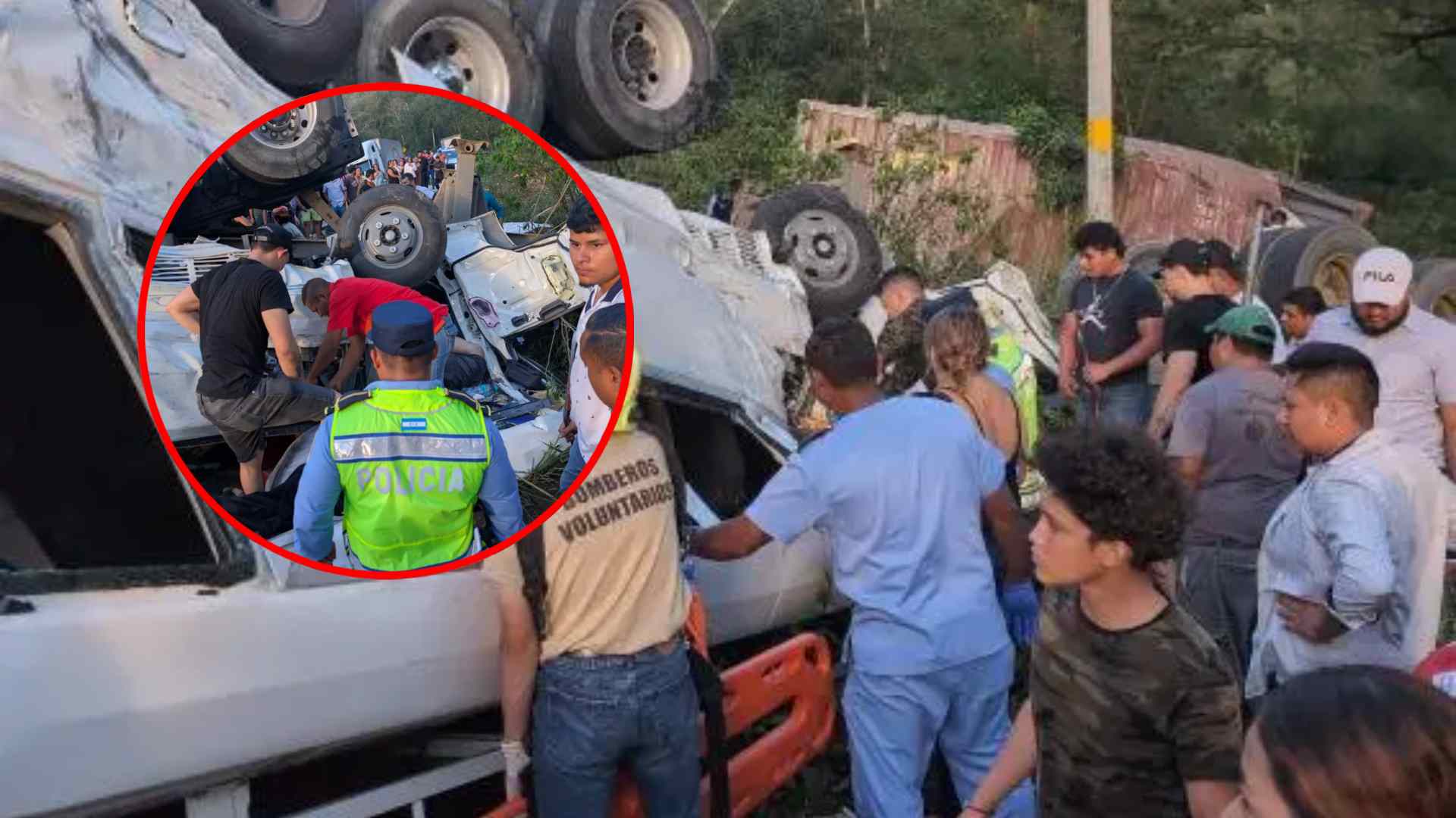 ¡Lista oficial! Identifican a heridos trasladados al HMCR tras accidente en Santa Bárbara
