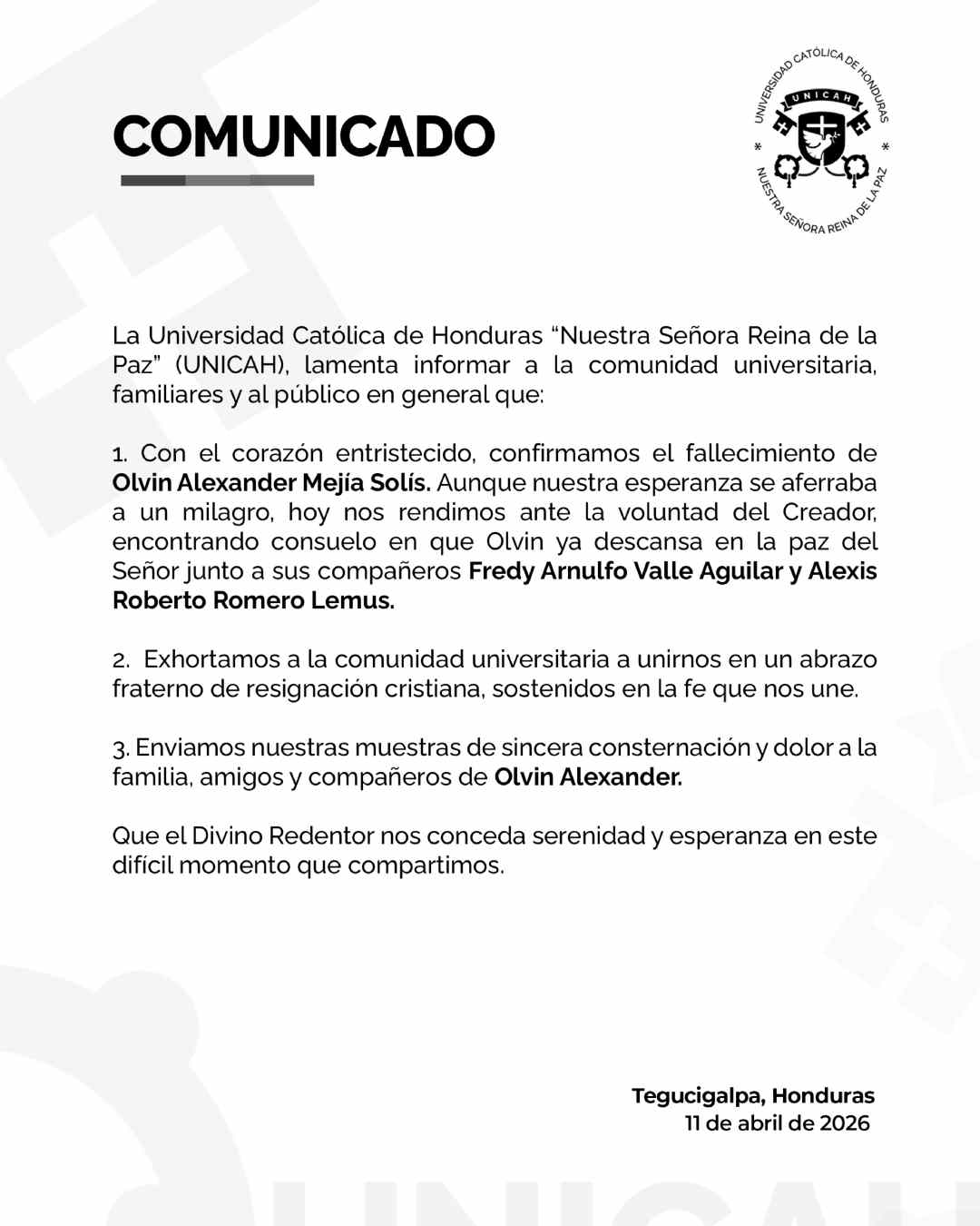 Localizan a tercer estudiante hondureño fallecido por ahogamiento en El Salvador