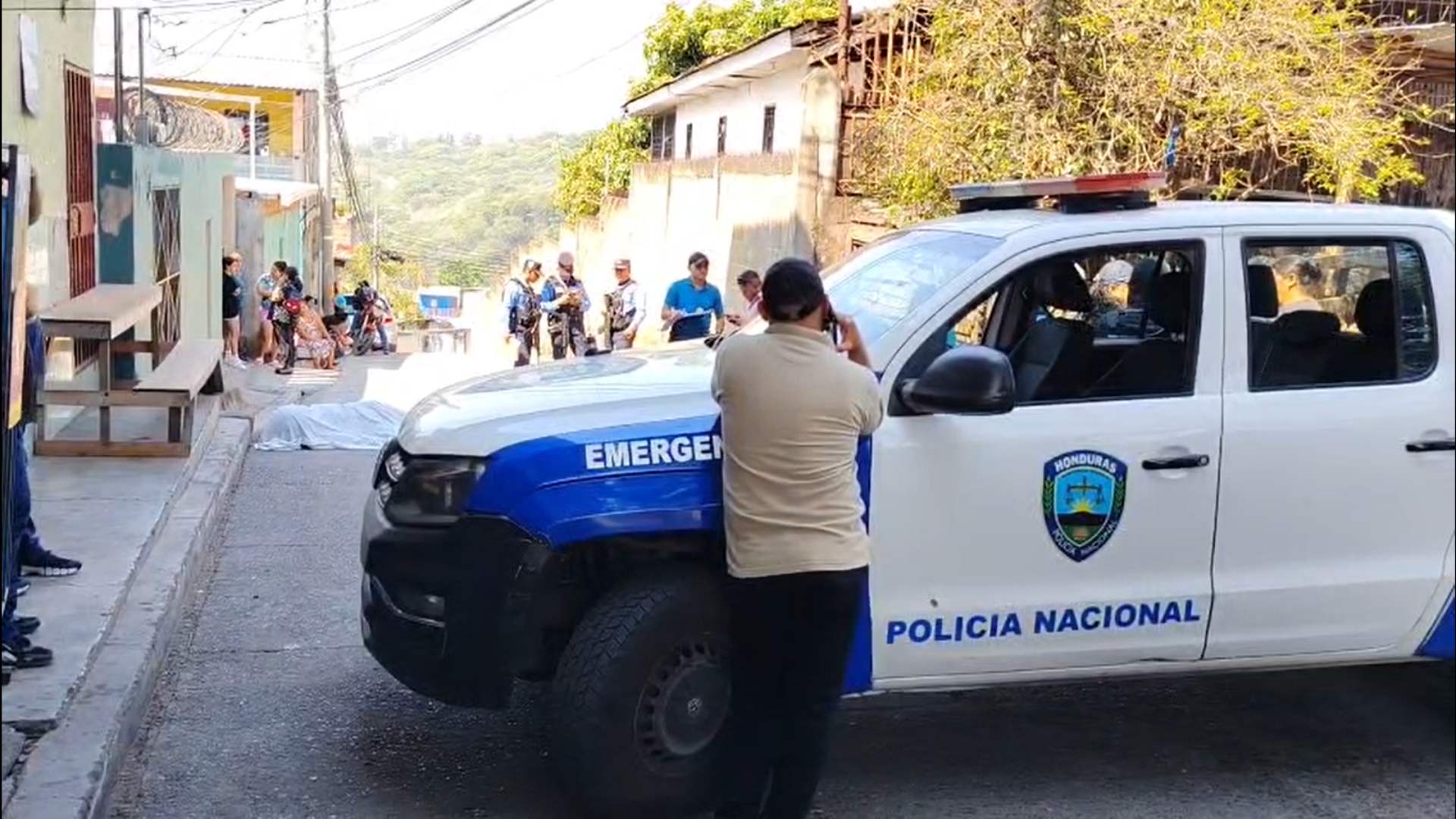 Los últimos momentos de joven asesinado en La Vega, TGU