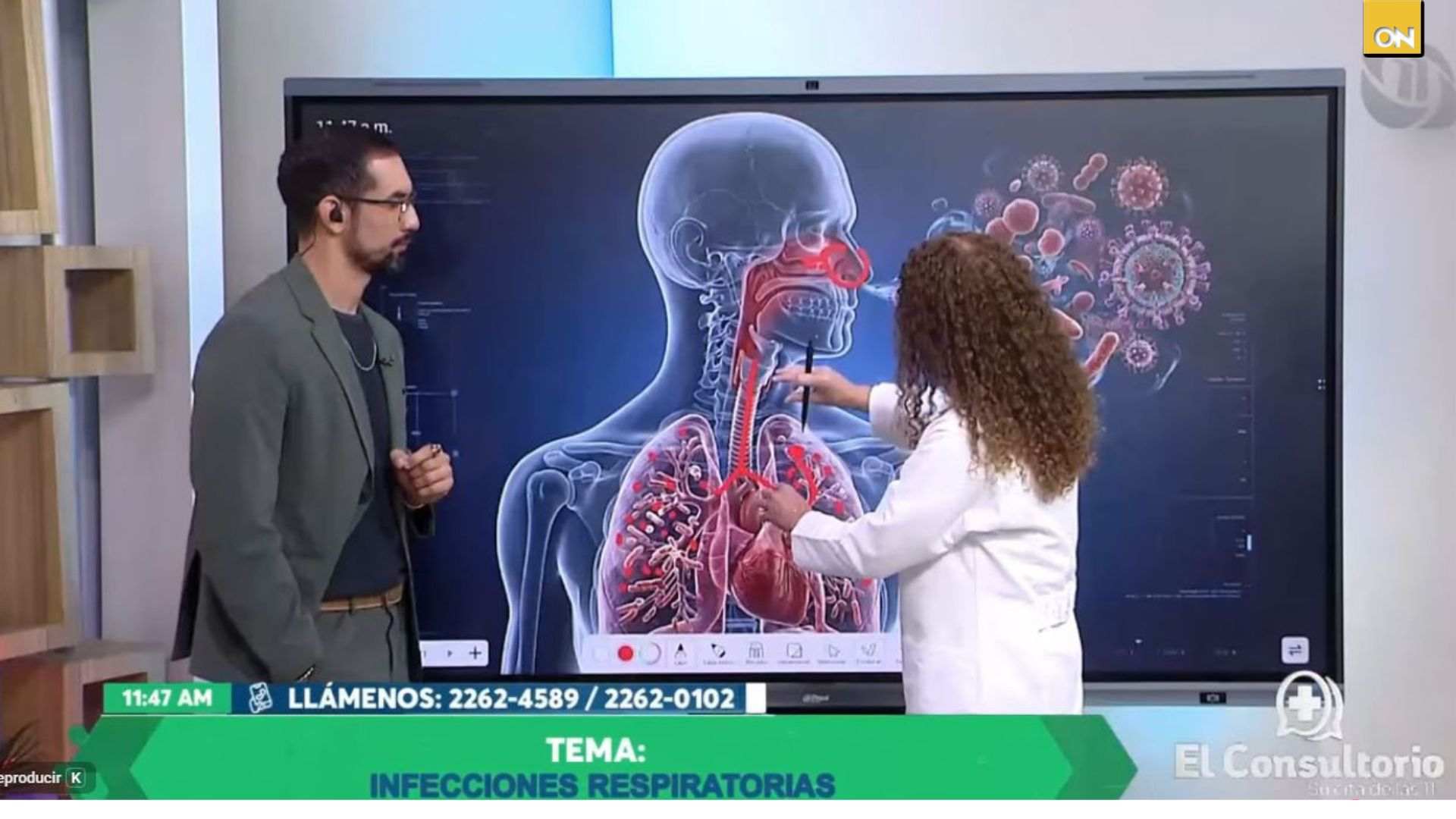 El Consultorio del Once: Especialista explica cómo el clima y la contaminación afectan el sistema respiratorio