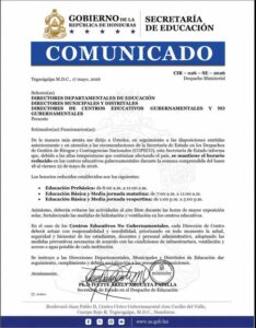 Clases 18 de mayo Honduras 