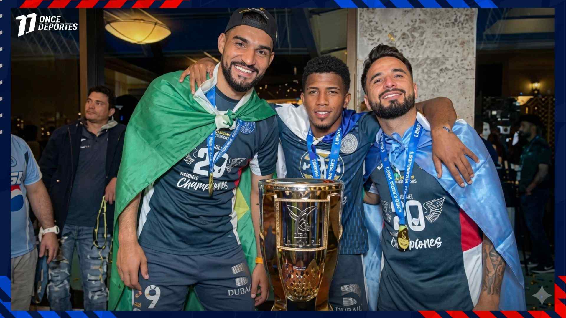 Motagua Copa 20 Celebración