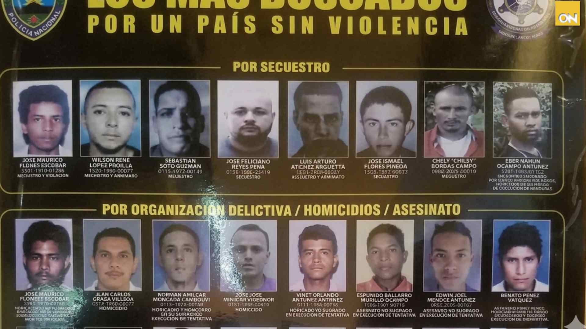 Capturan ciudadano más buscados Honduras