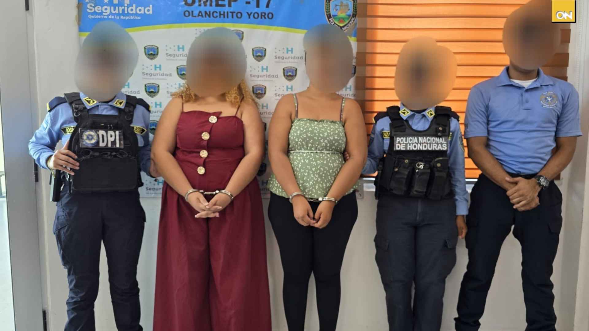 Celos criminales en Olanchito,Yoro capturan a dos mujeres acusadas de agredir a una ciudadana