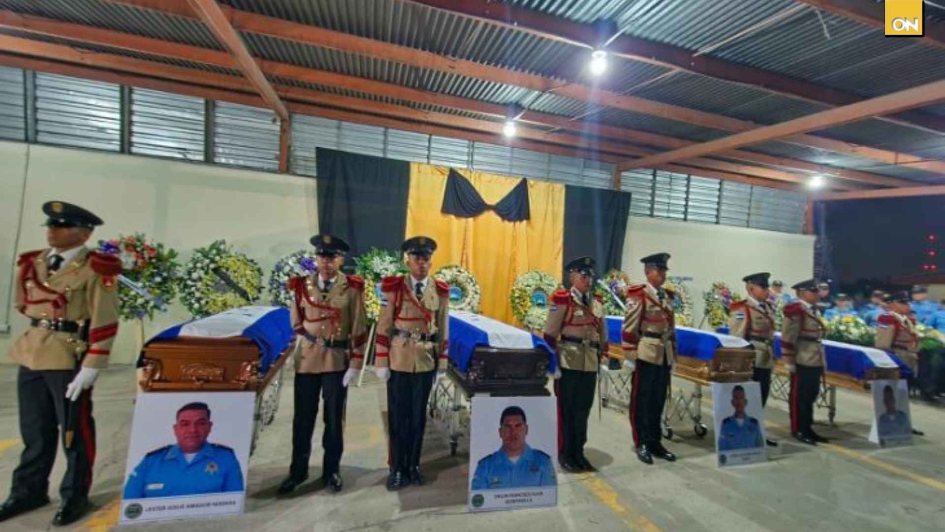 Con honores despiden en Tegucigalpa a cuatro de los cinco agentes policiales fallecidos en Corinto. Cortés