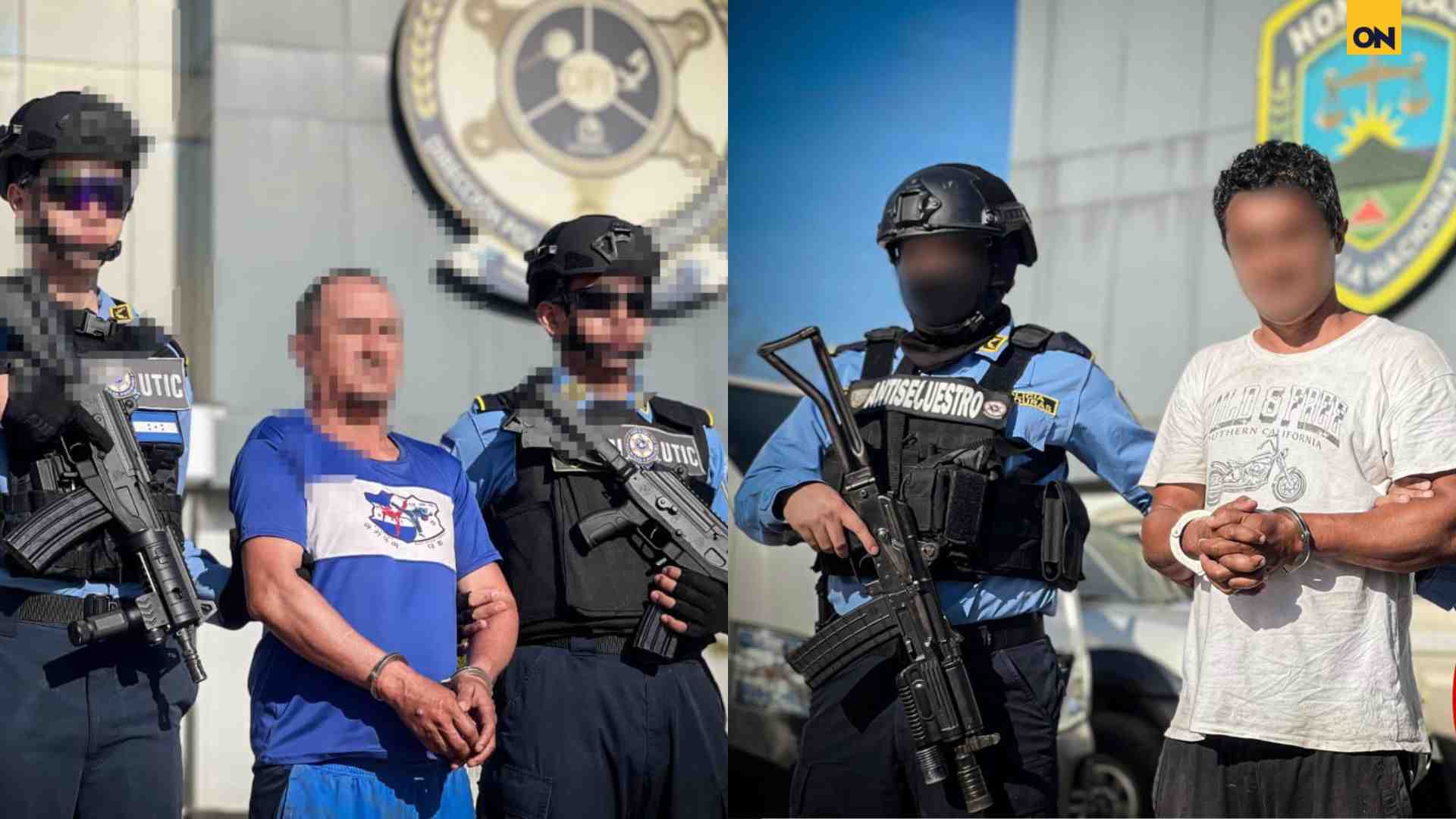 Capturan a dos hondureños por presunto abus* sex*al en contra sus propias hijas en dos sectores de Honduras