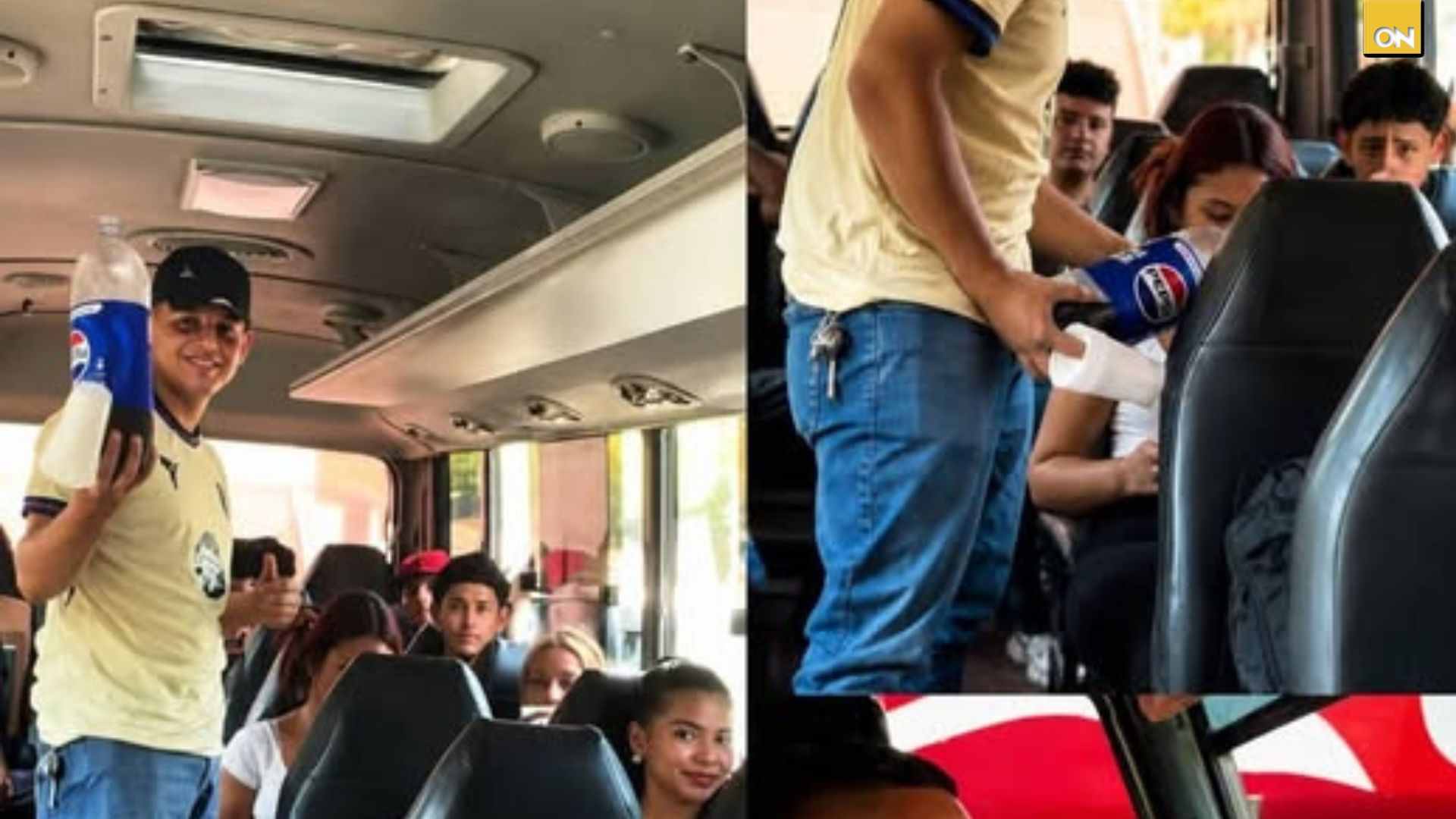 “No todos son iguales”: joven se vuelve viral por noble gesto dentro de un bus en San Pedro Sula