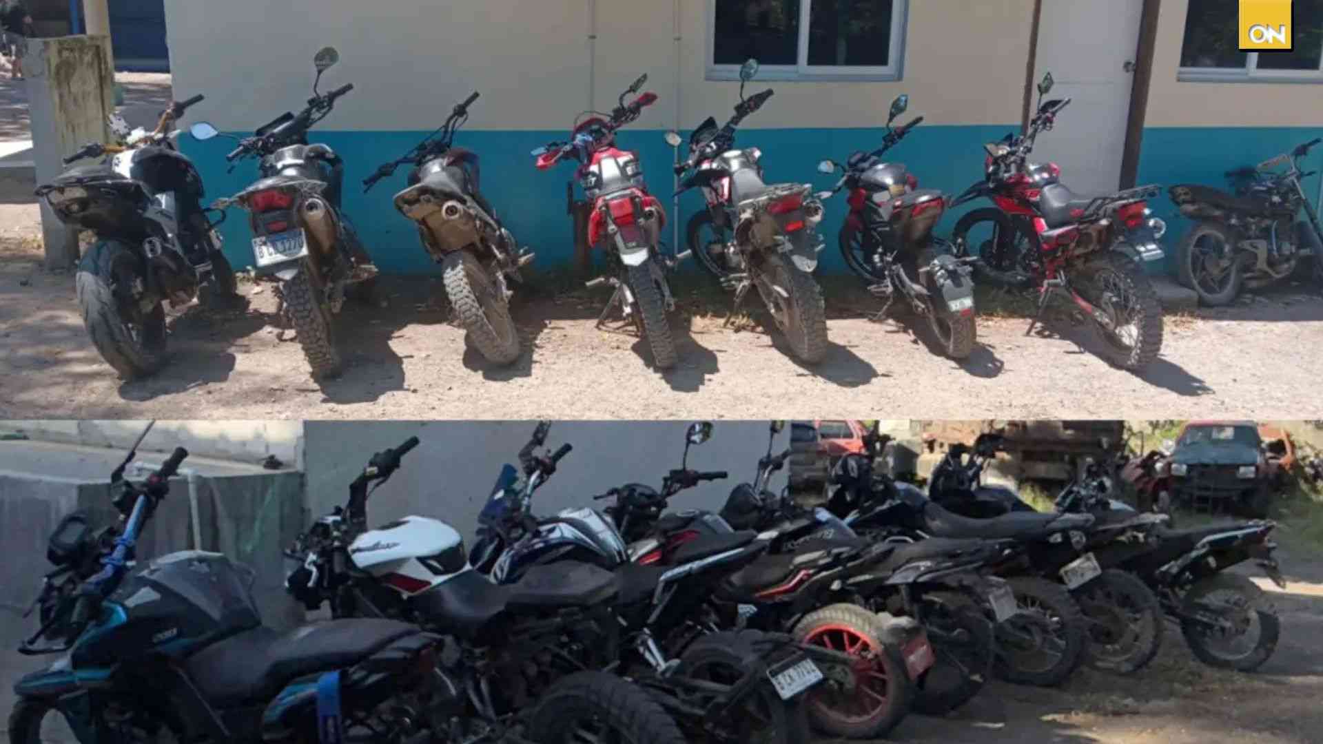 DNVT motocicletas decomisadas