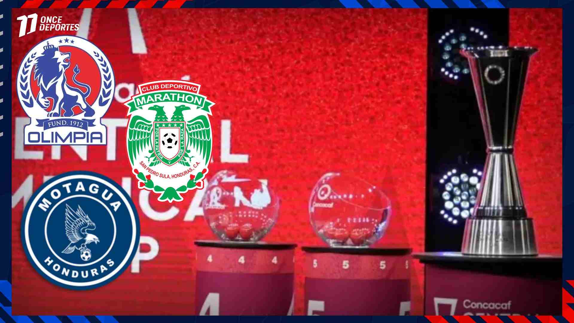 Así quedó el sorteo de la Copa Centroamericana 2026 para los equipos hondureños