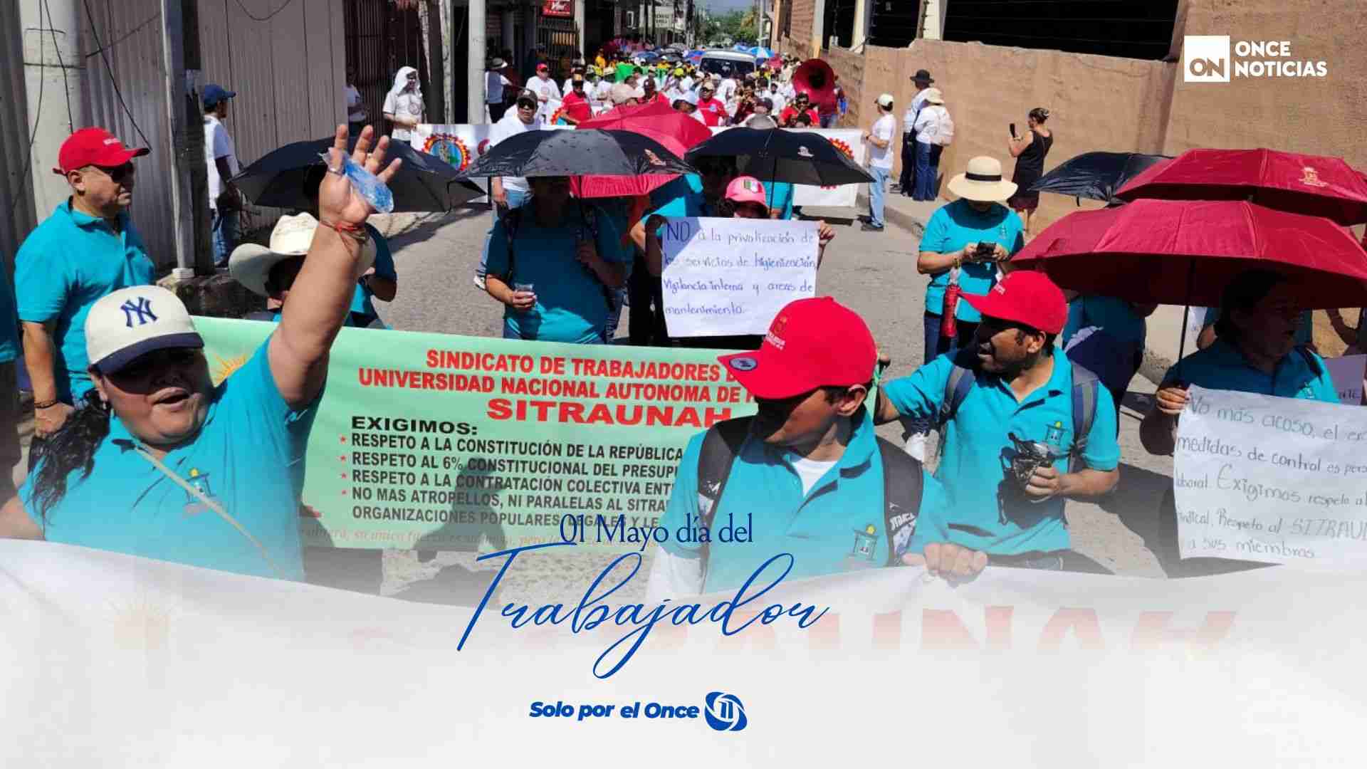 Marchas del 1 de mayo en Honduras 2026: Minuto a minuto de las actividades del Día del Trabajador