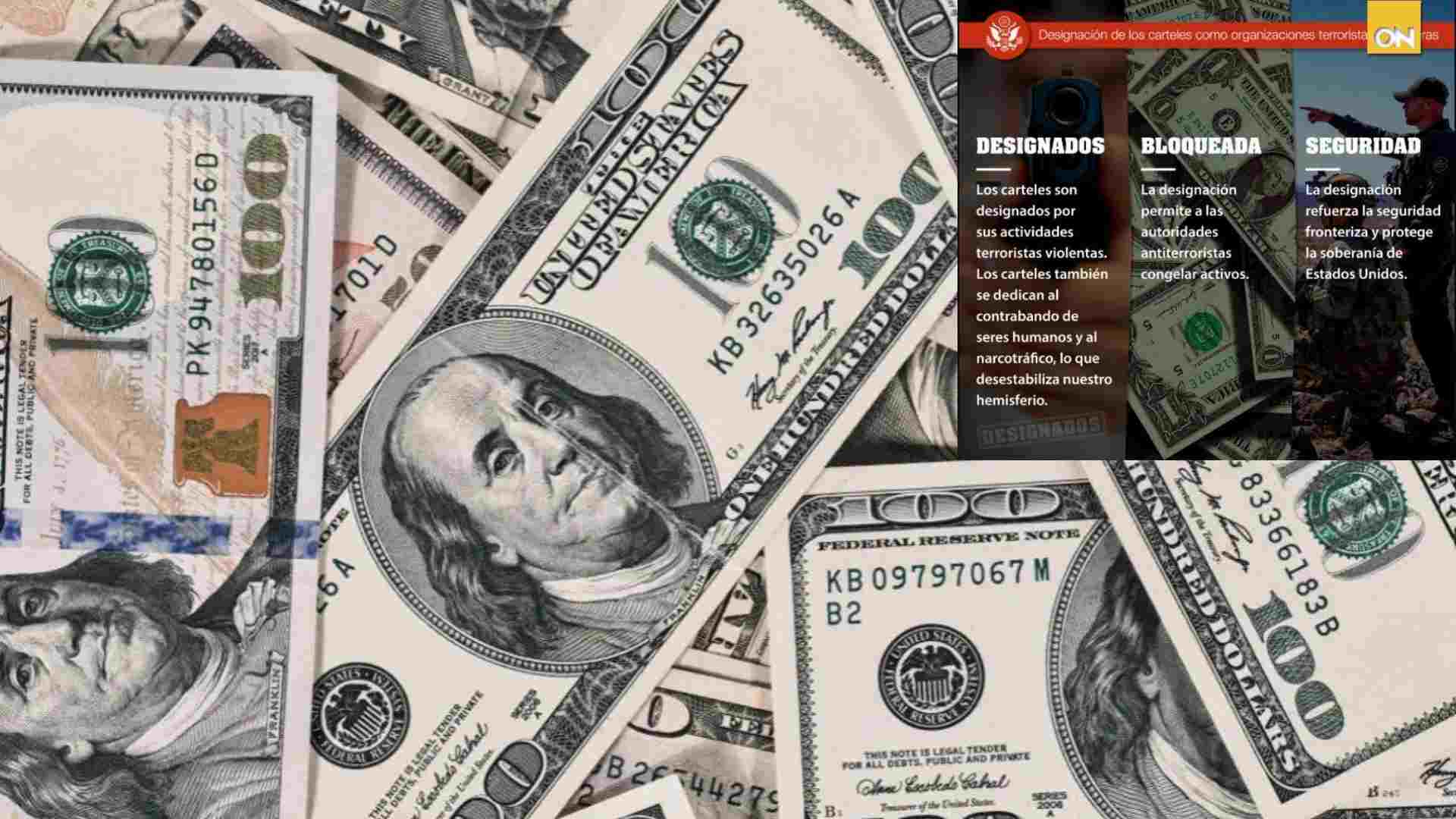 EE.UU. designa como terr*ristas a grupos criminales y lanza ofensiva directa contra sus finanzas