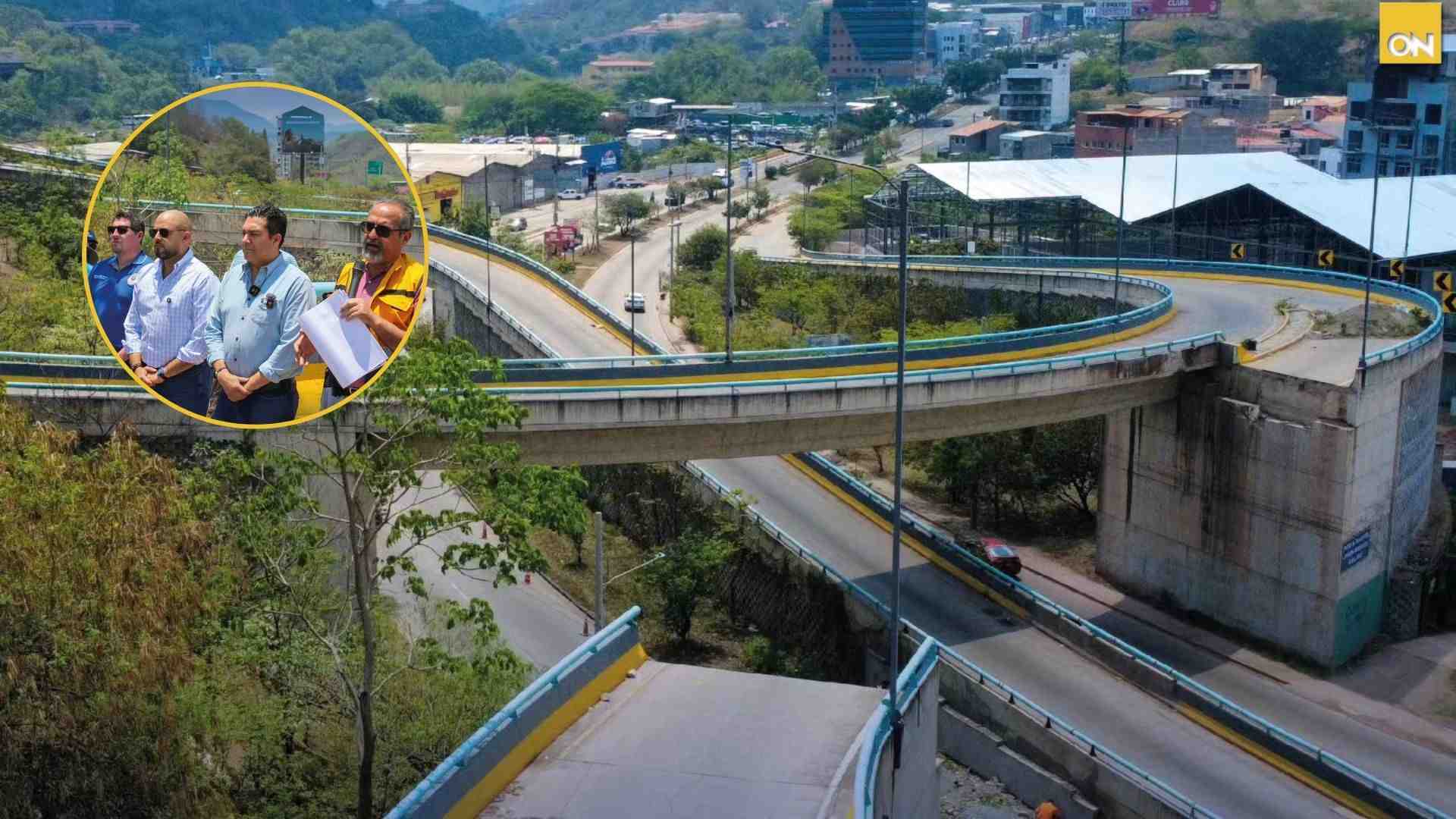 Este es el puente que comenzarán a reparar en Tegucigalpa ¿A partir de cuándo