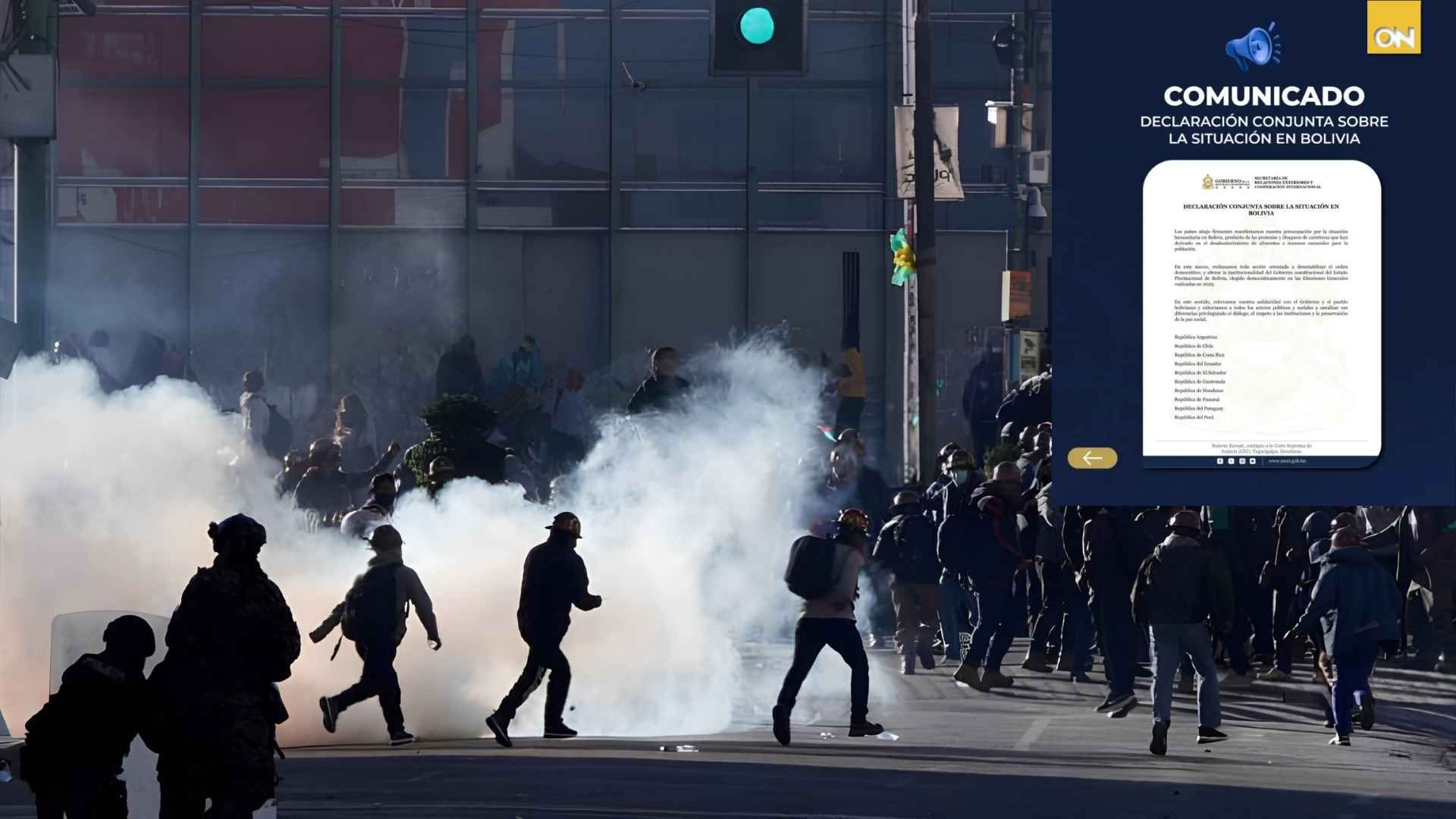 Honduras junto a otros países de la región se pronuncian por reciente crisis en Bolivia