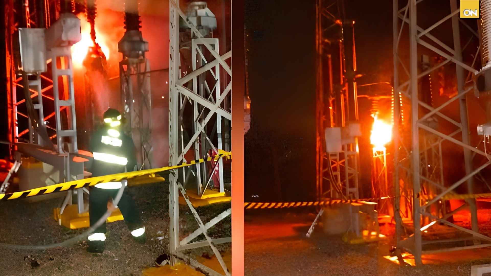 Incendio en planta de la ENEE provoca apagón en Tegucigalpa y Comayagüela