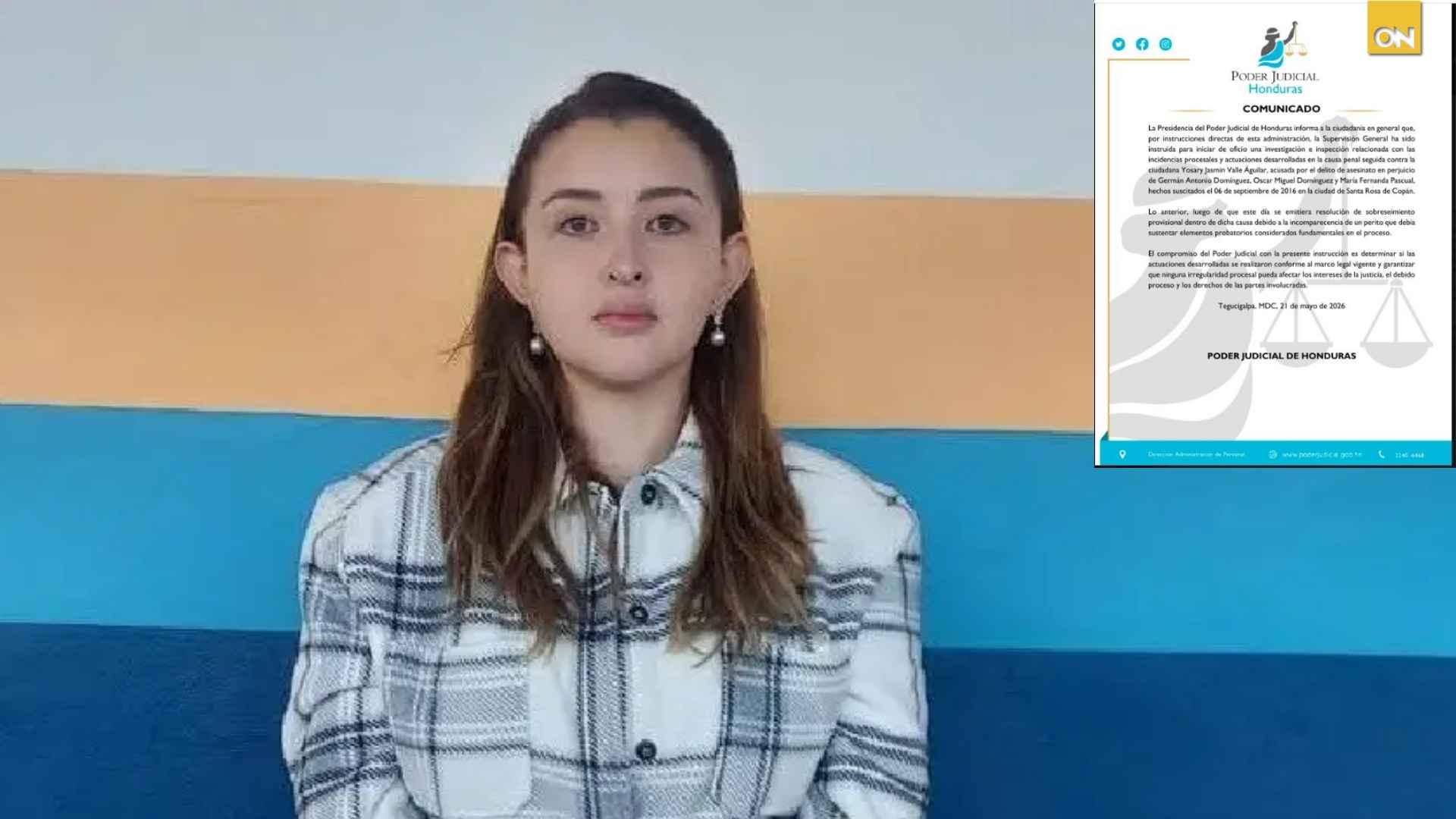 Poder Judicial revisa polémico sobreseimiento de Yosary Valle, hija de Arnulfo Valle
