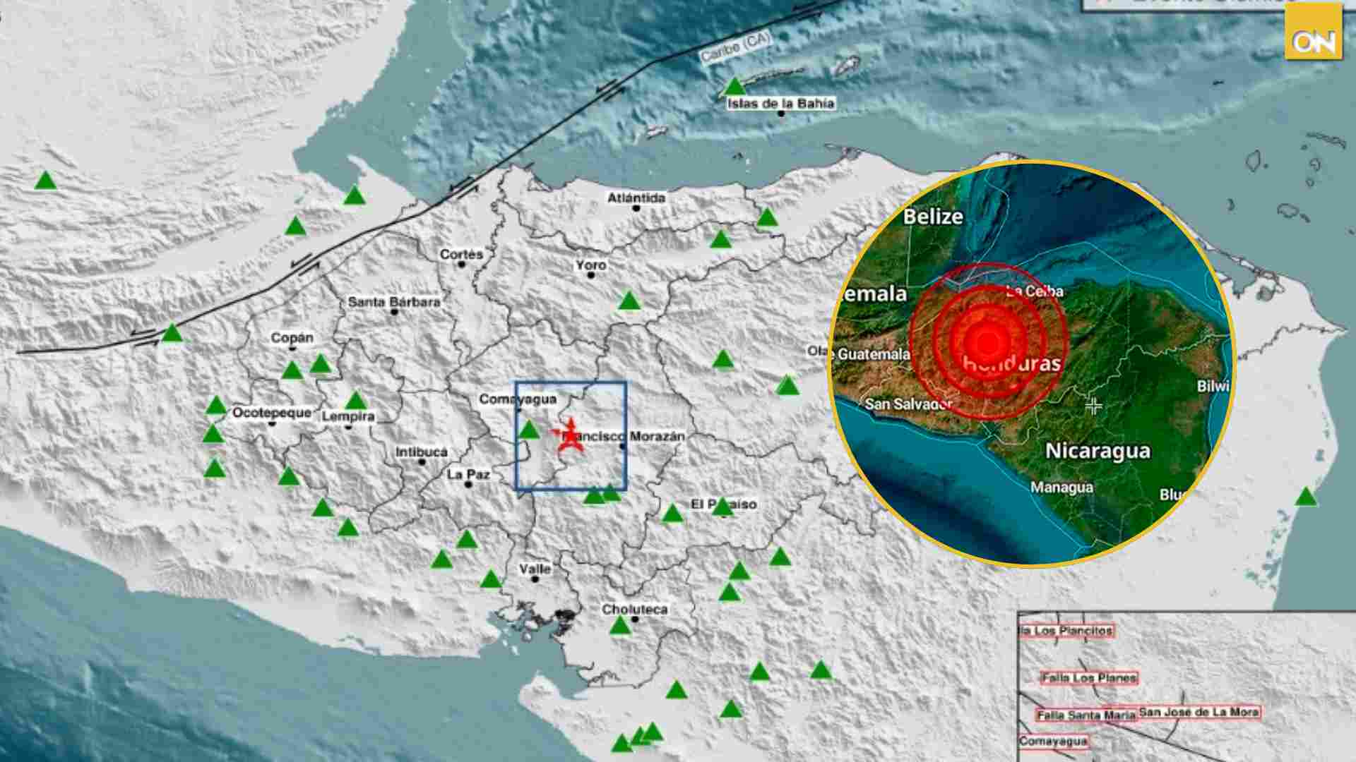 Sismo en Tegucigalpa