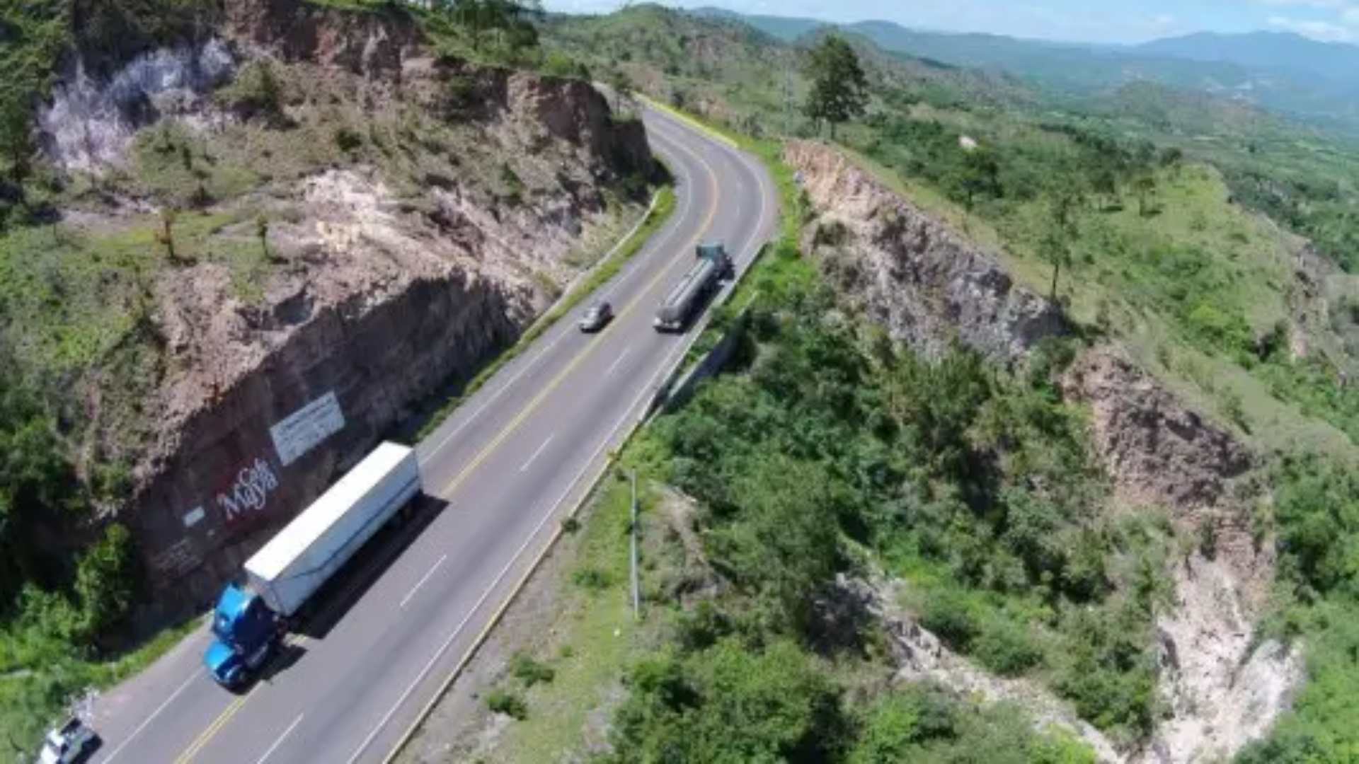 Tramos de carreteras peligrosas en Honduras