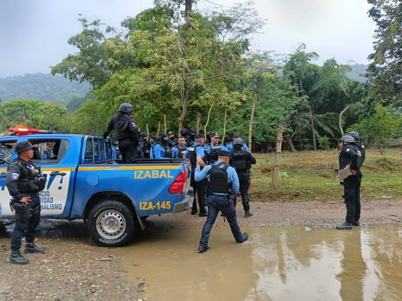 cinco policías fallecidos
