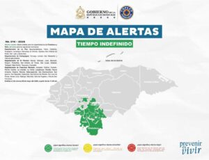 Copeco amplía alerta verde por sequía en 75 municipios de Honduras