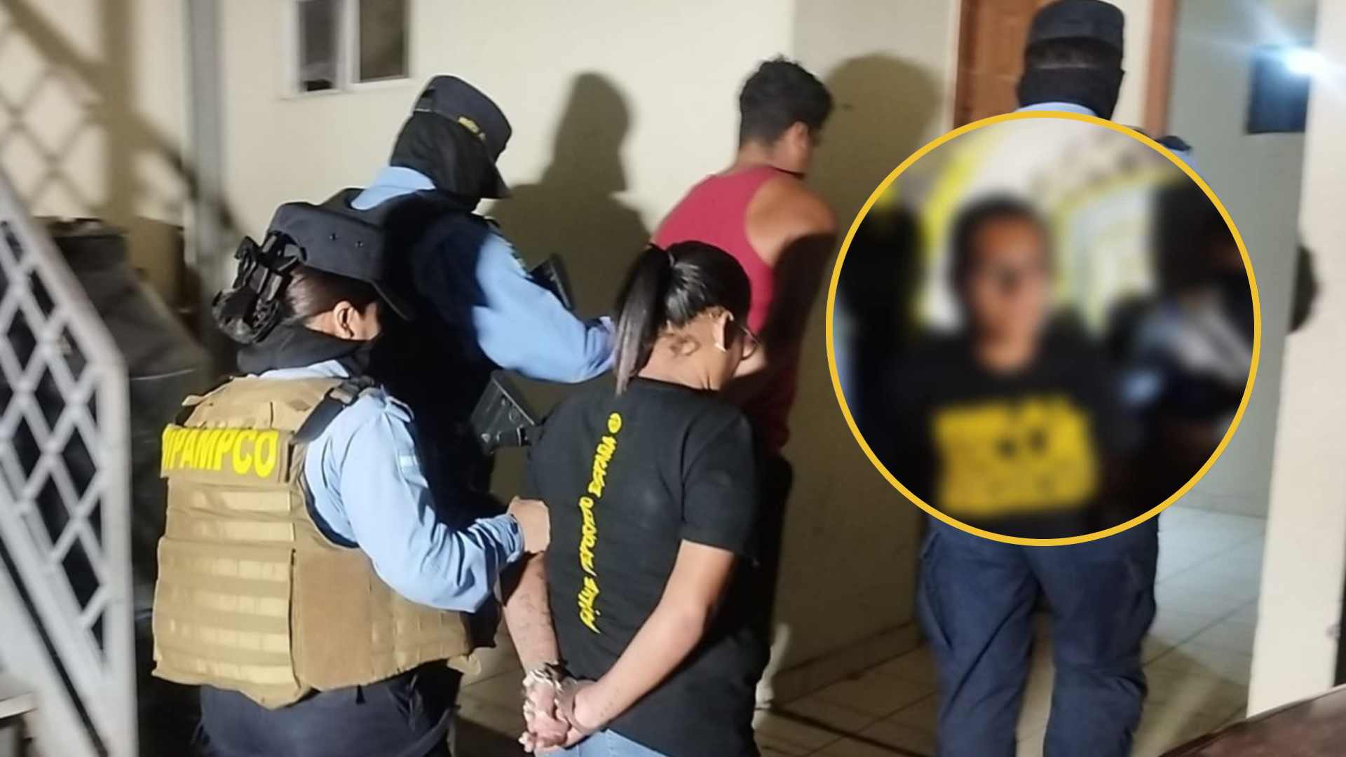 Capturan a la "Nena" presunta administradora del “Cártel del Diablo” en operativo en Yoro