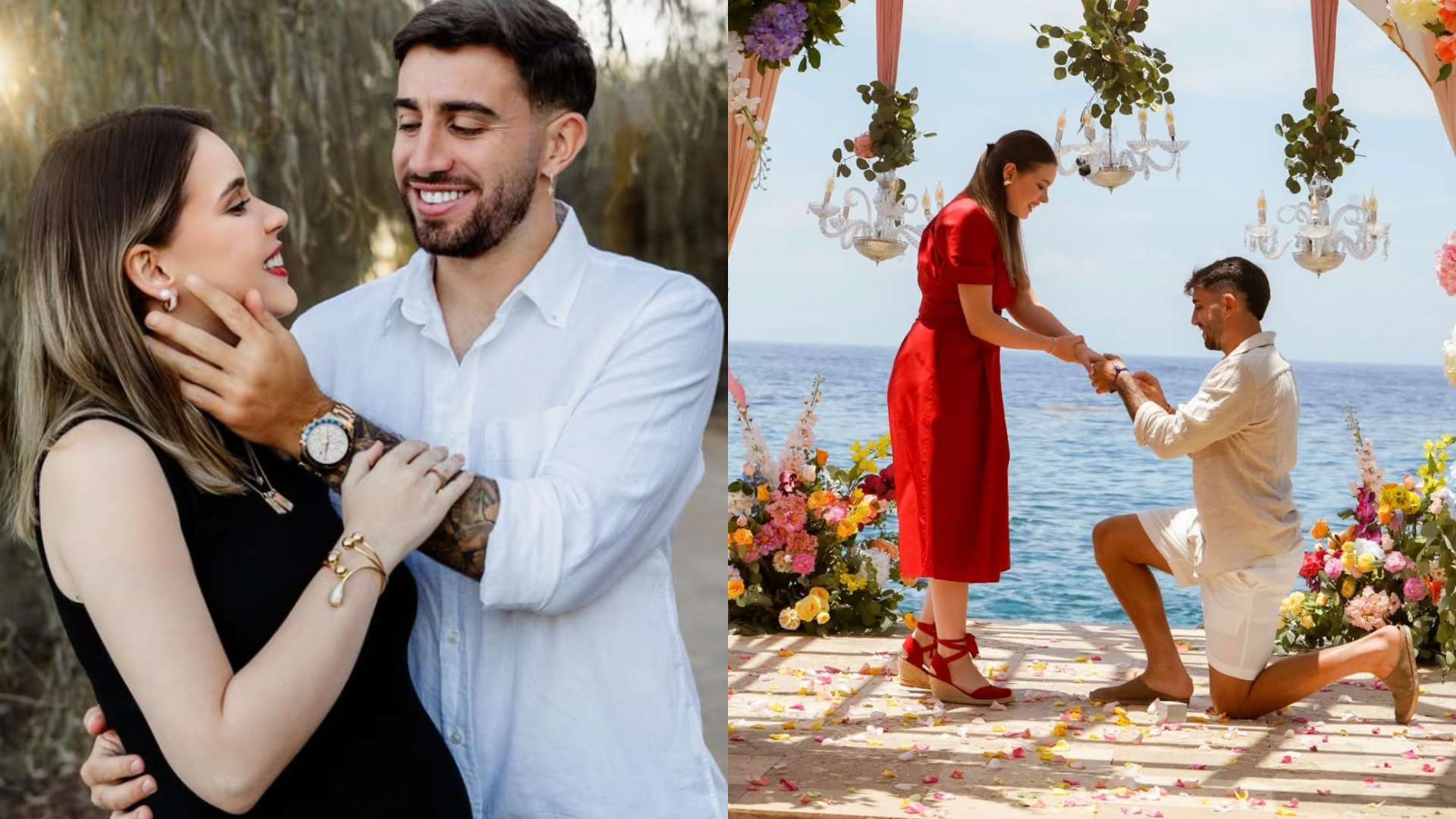 Agustín Auzmendi le propone matrimonio a Cecilia García