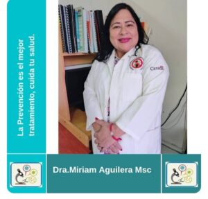 doctora Miriam Aguilera, microbióloga especialista en epidemiología