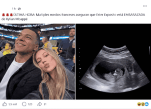 ¿Embarazada Ester Expósito de Mbappé? Esto es lo que se sabe