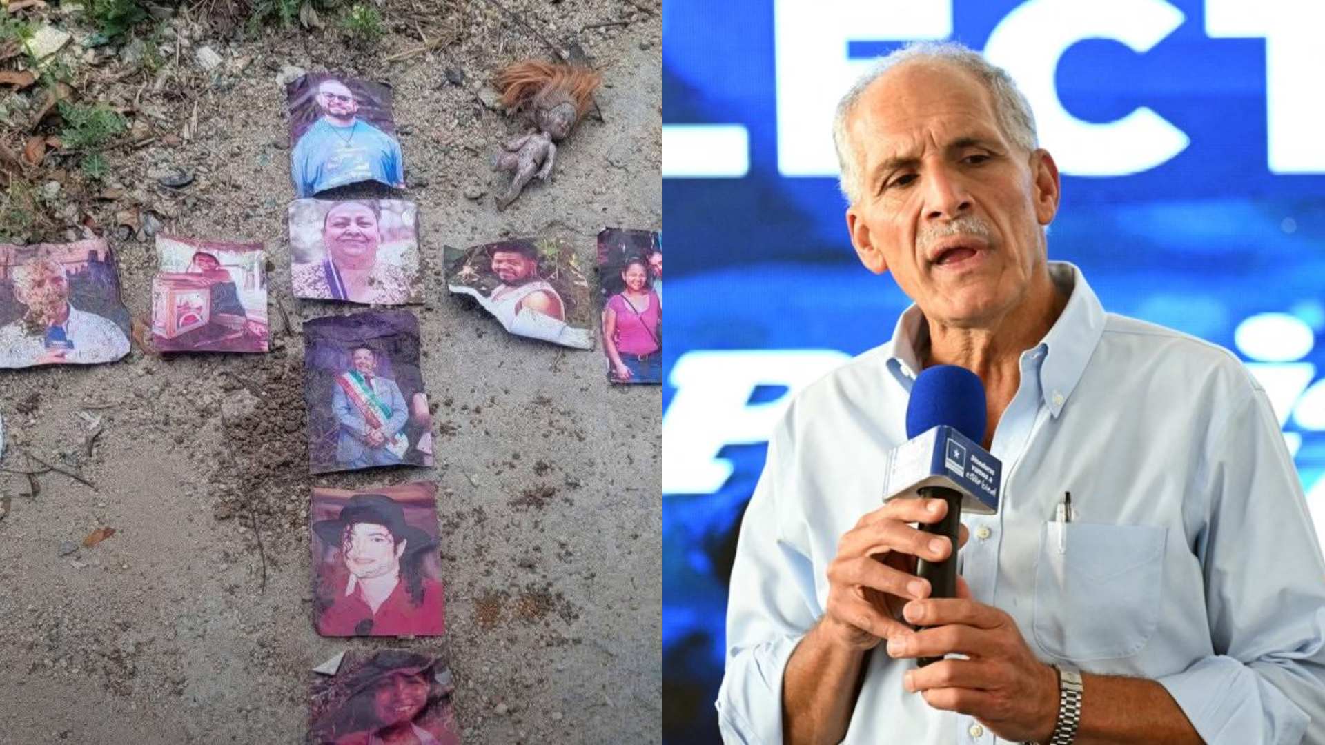 Encuentran fotos de Nasry Asfura en cementerio hondureño