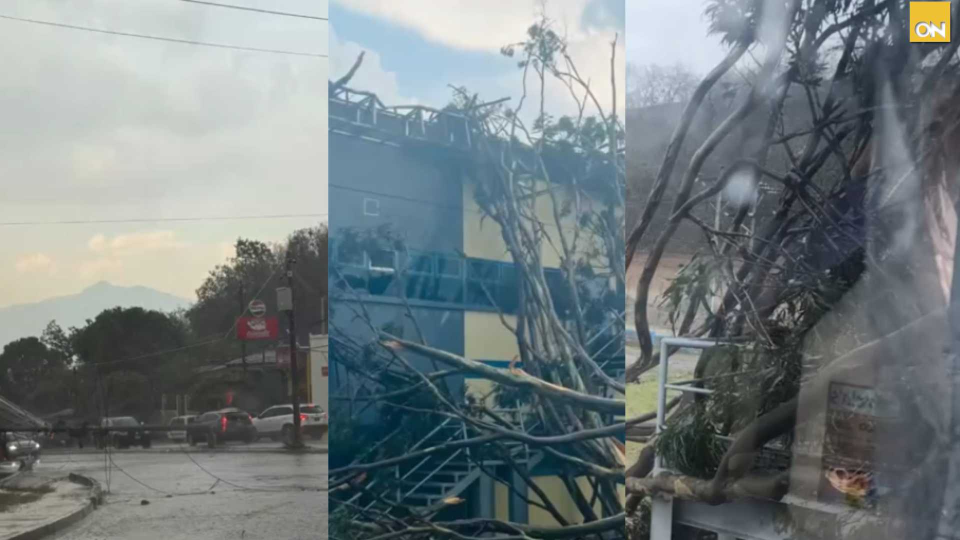 fuertes lluvias en Lempira