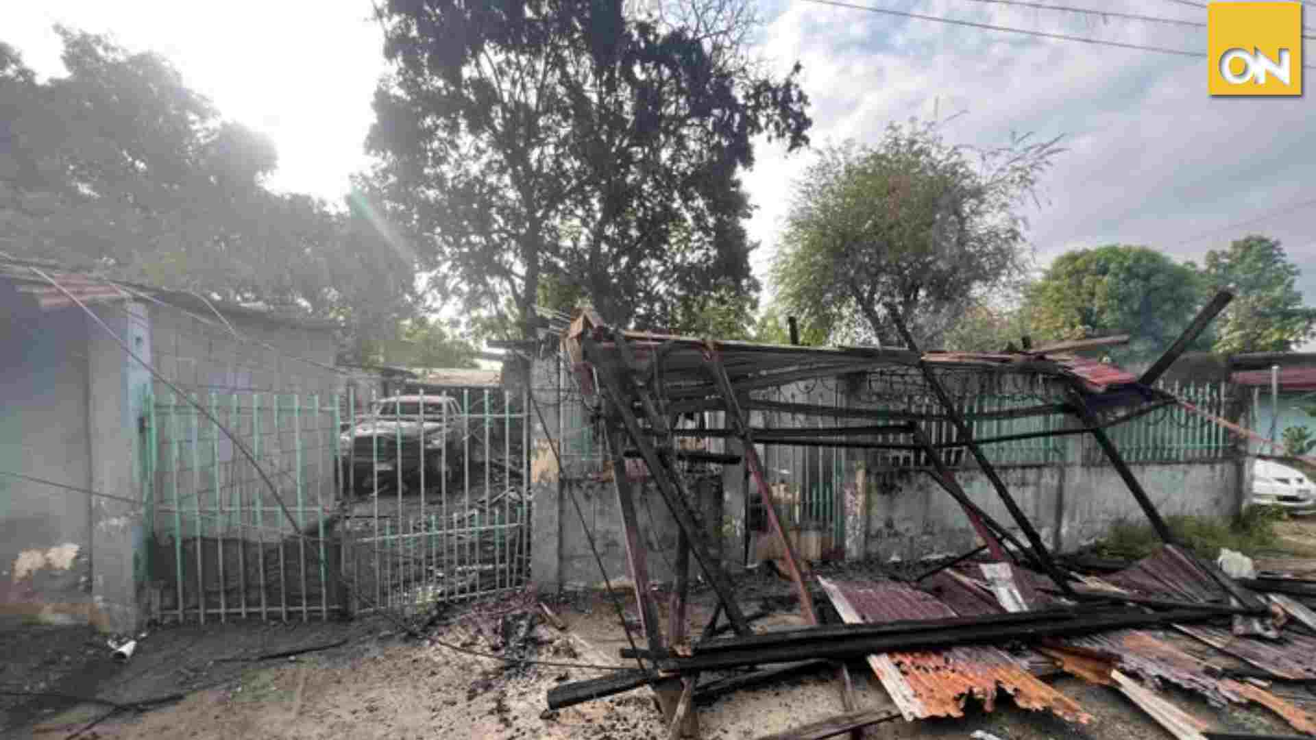 incendio en Chamelecón rayo en vivienda SPS