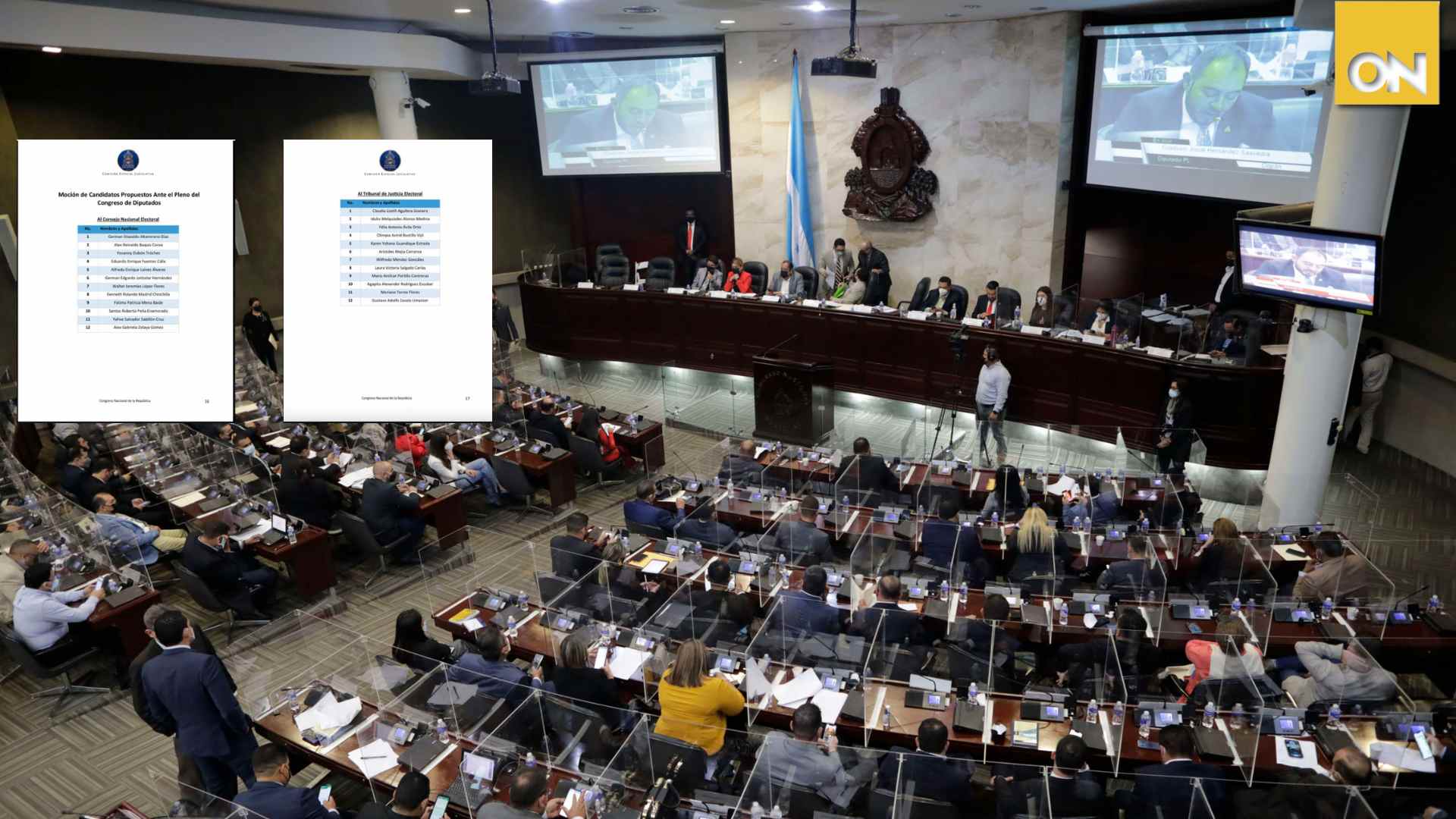 Lista de aspirantes al Congreso Nacional