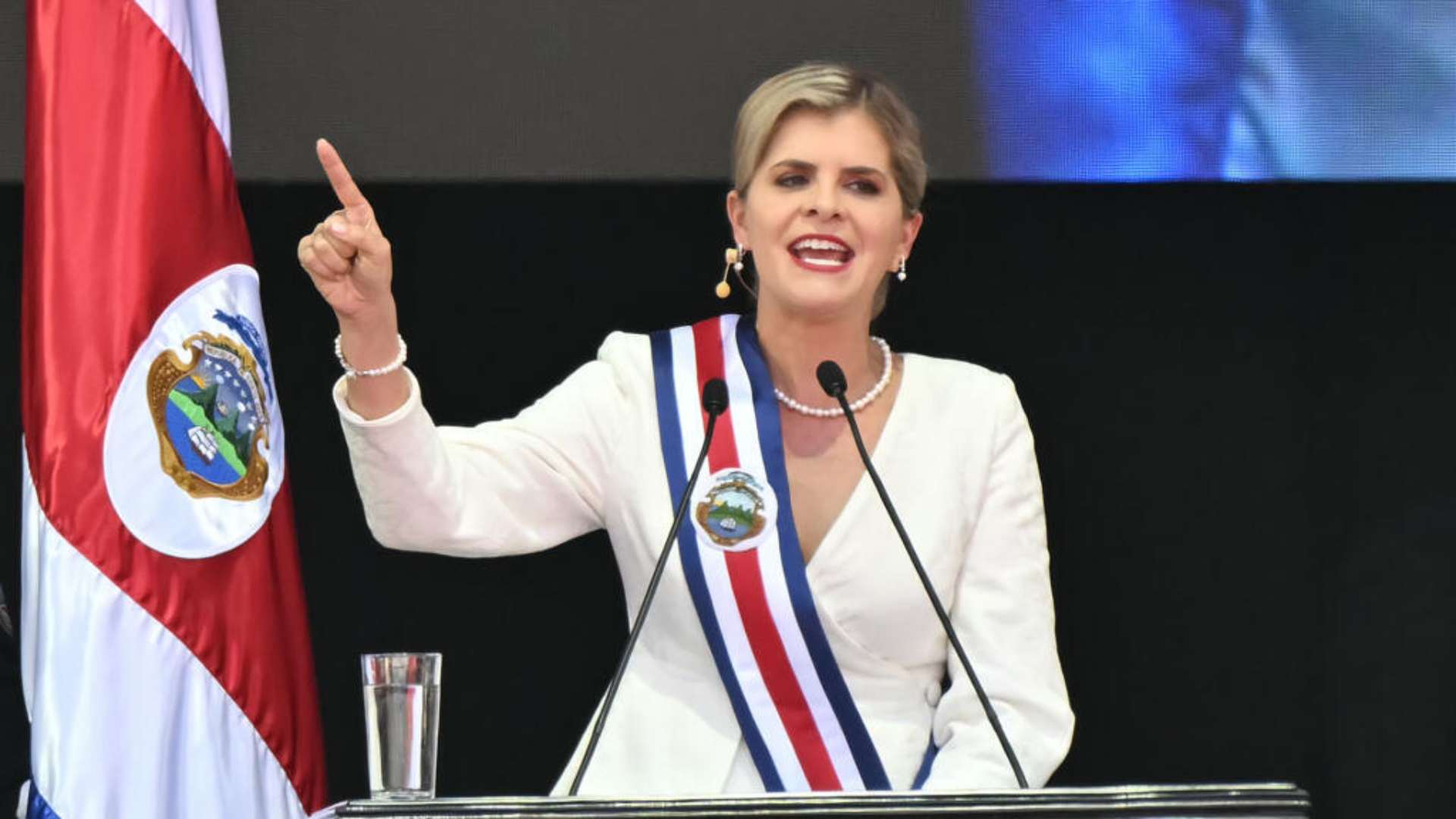 Mano dura contra narcos promete nueva presidenta de Costa Rica