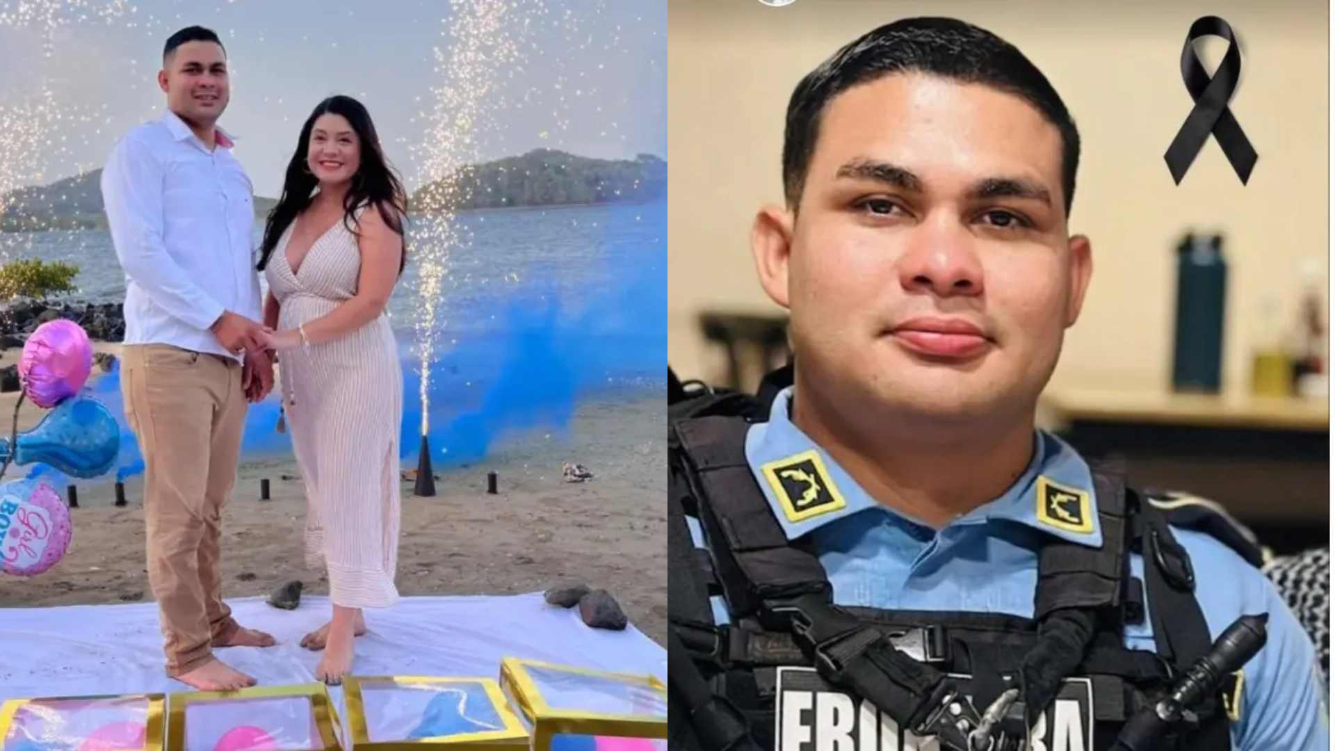 Policía muere en operativo en Olancho; días antes había revelado el sexo de su bebé en emotiva celebración