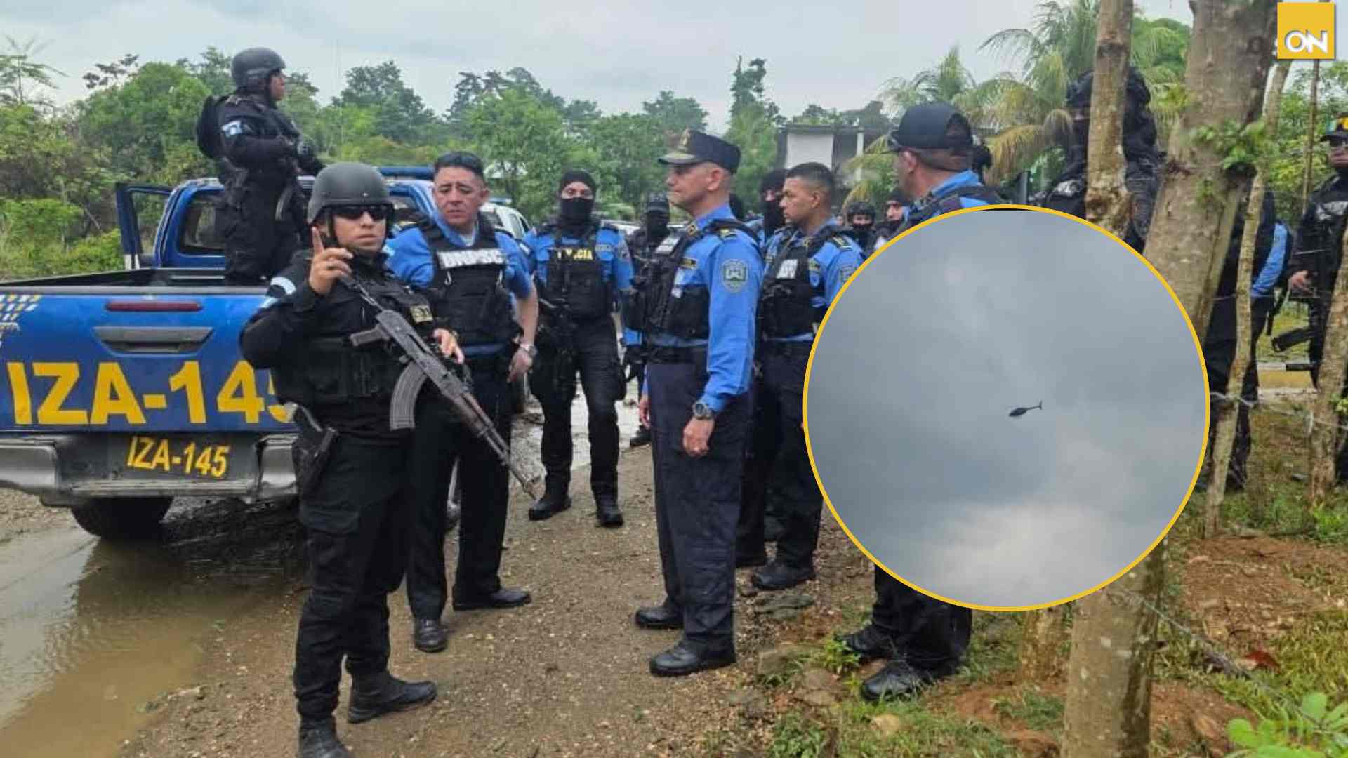 refuerzos aéreos Corinto Omoa