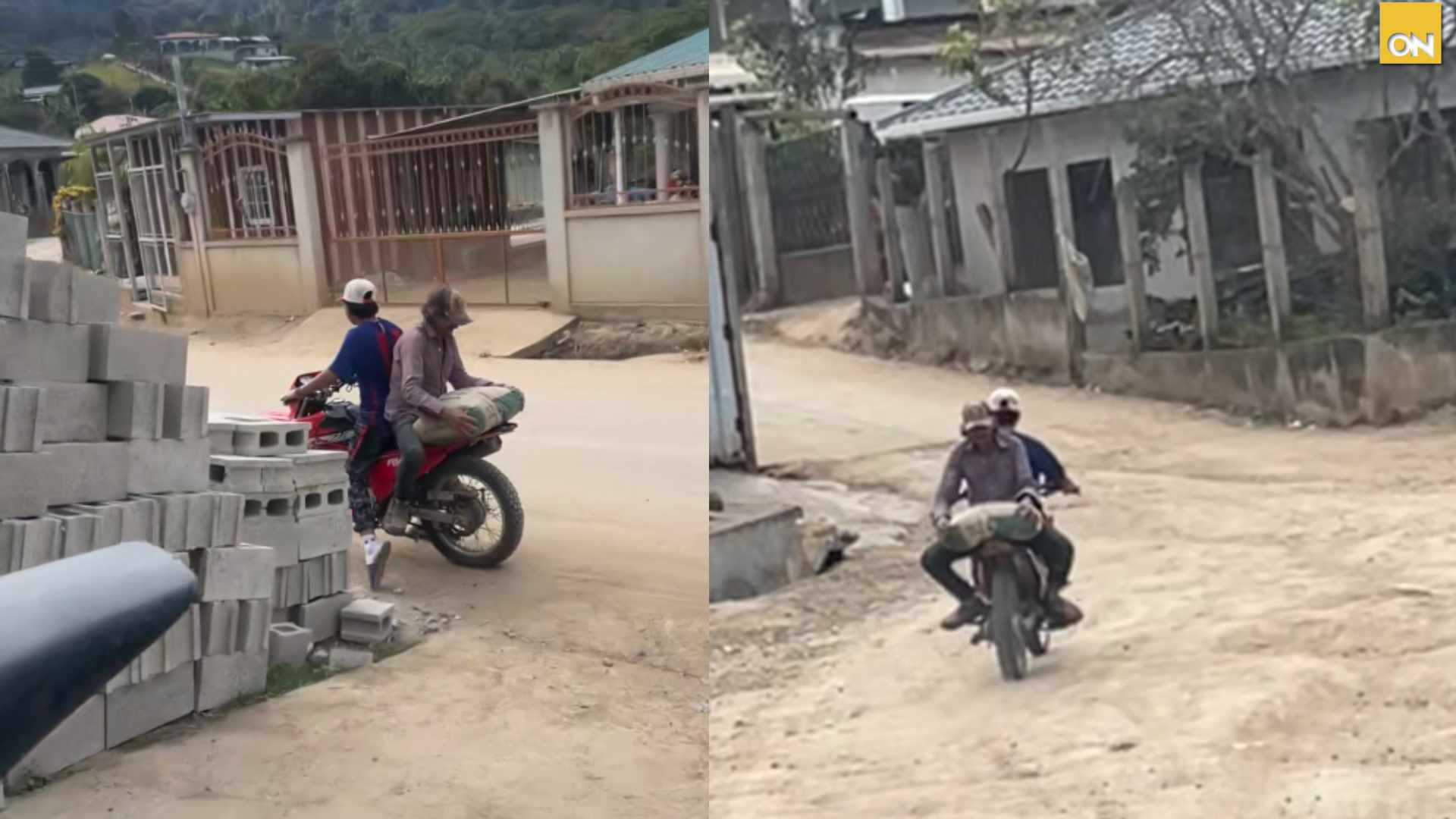 video viral hondureños en motocicleta
