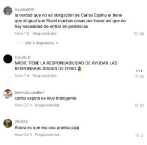 Rosel explota contra Carlos Espina por no apoyar el asilo