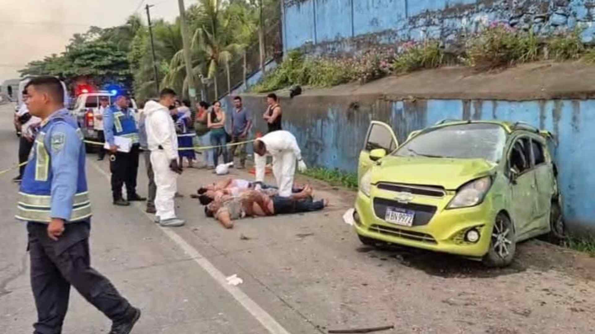 ¡Tragedia! Accidente en Puerto Cortés deja 3 fallecidos y 2 heridos; víctimas ya fueron identificadas