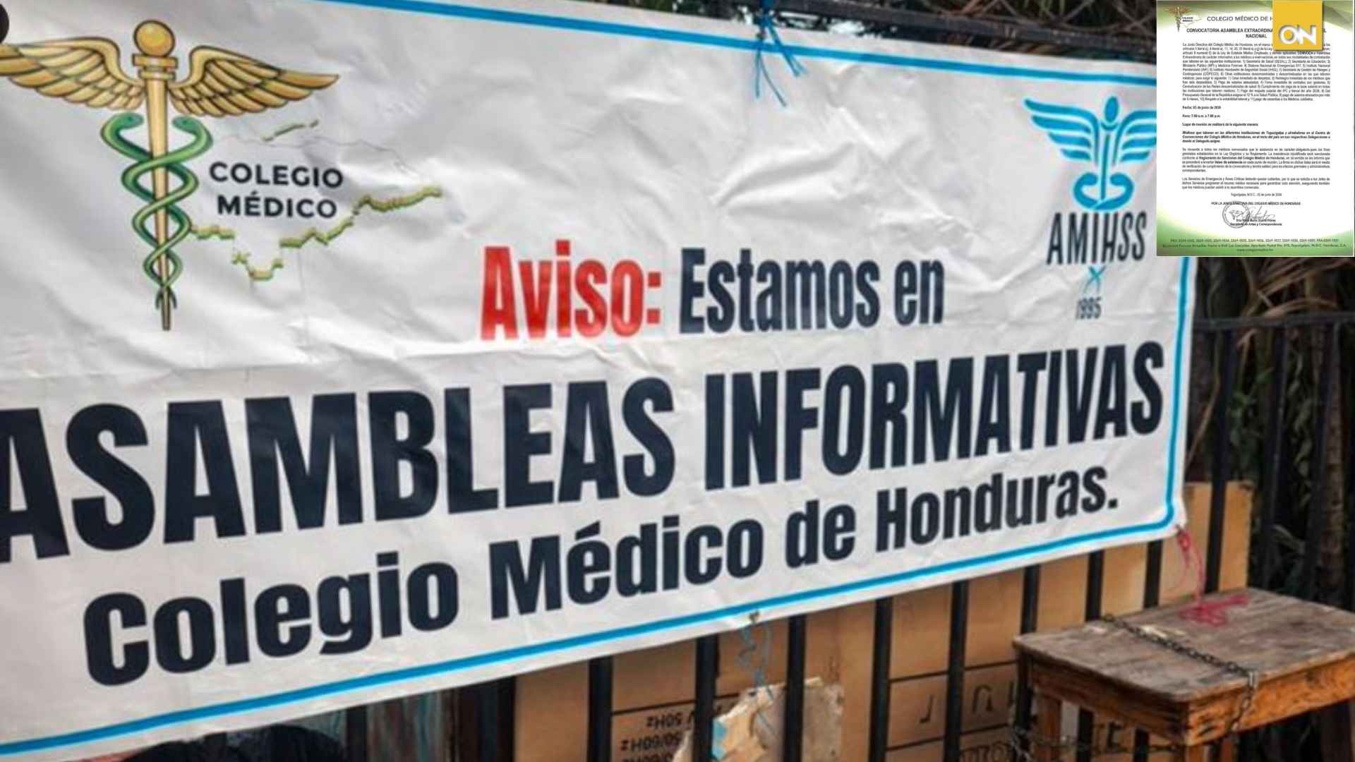 Colegio Médico de Honduras sigue con asambleas informativas ¿Qué áreas serán desatendidas