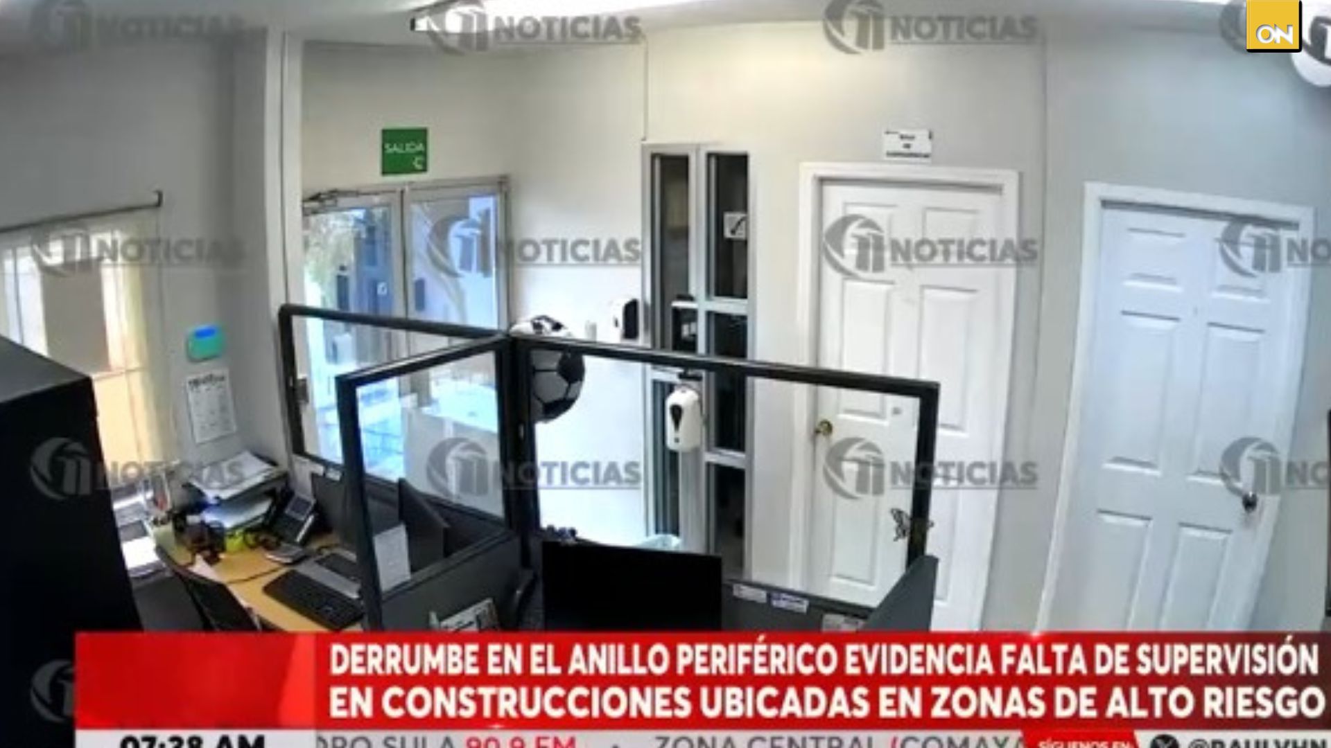 Video muestra los últimos minutos de trabajadores antes del derrumbe Anillo Periférico