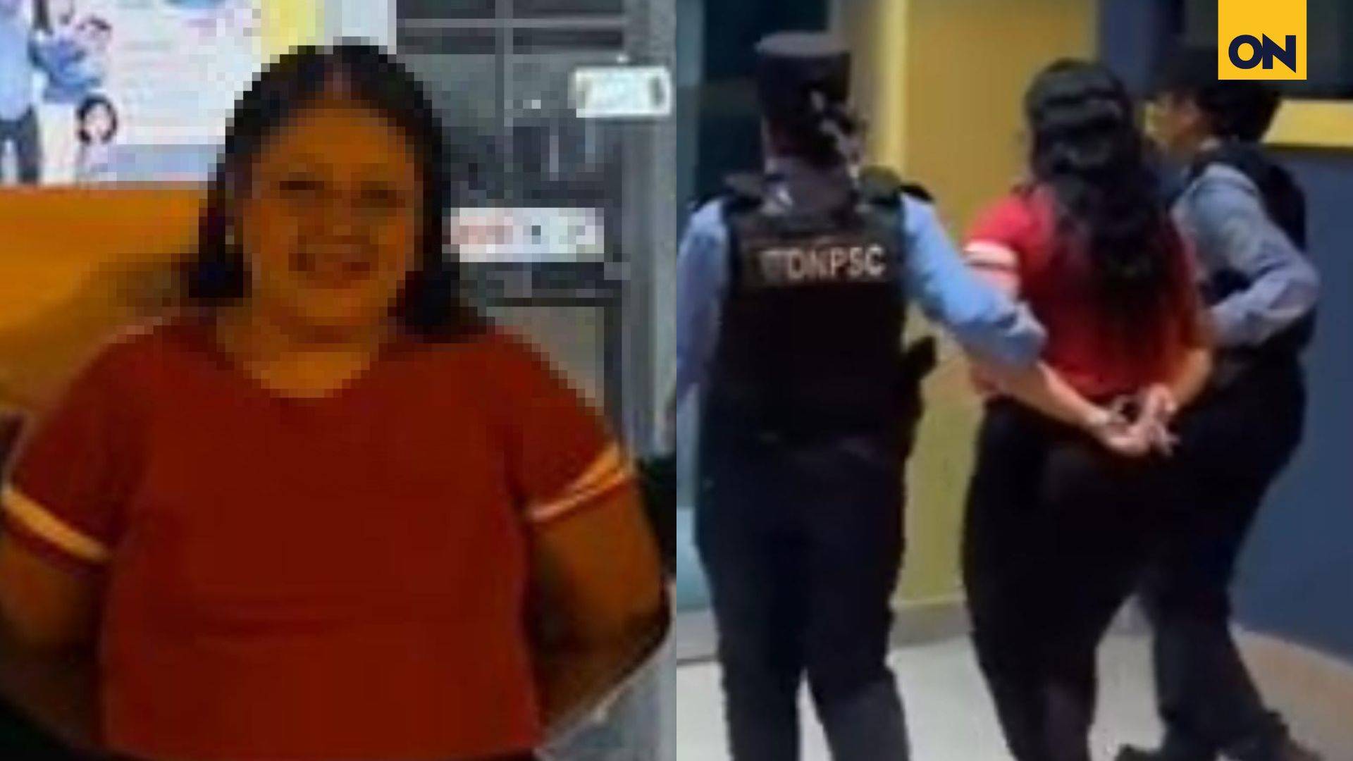 Sonriente, así posó hondureña tras ser arrestada por maltratar a su propia madre
