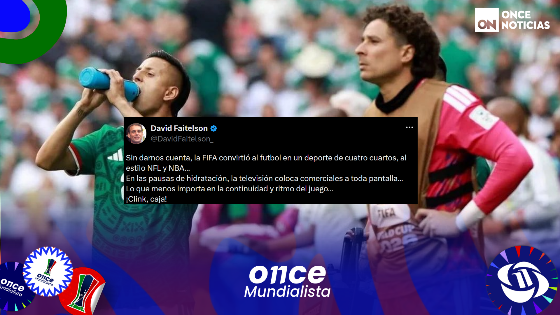 Fuertes críticas y polémica por las pausas de hidratación en el Mundial